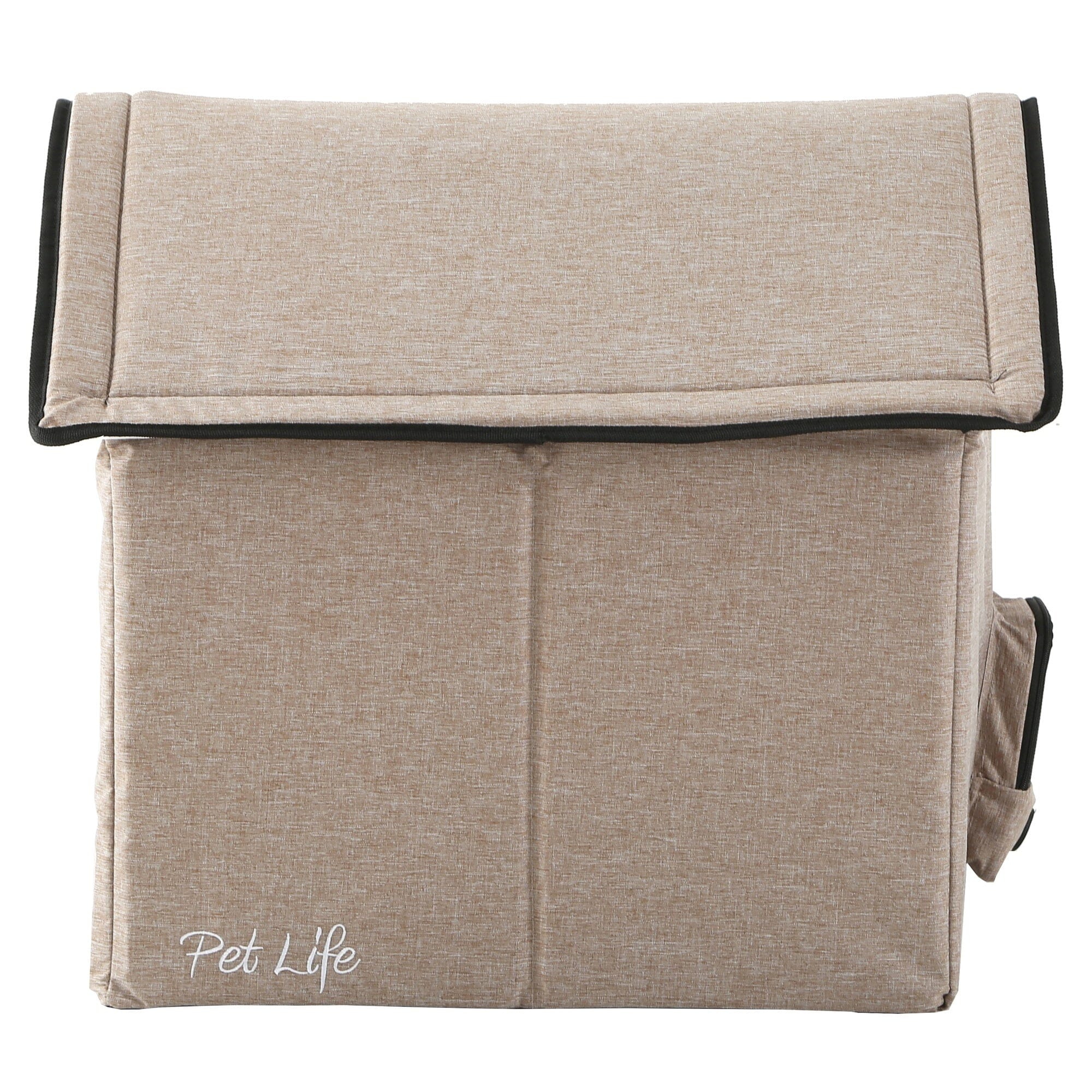 Pet Life Hush Puppy Collapsible Electronic Heating and Cooling Smart Pet House | HT Animal Supply