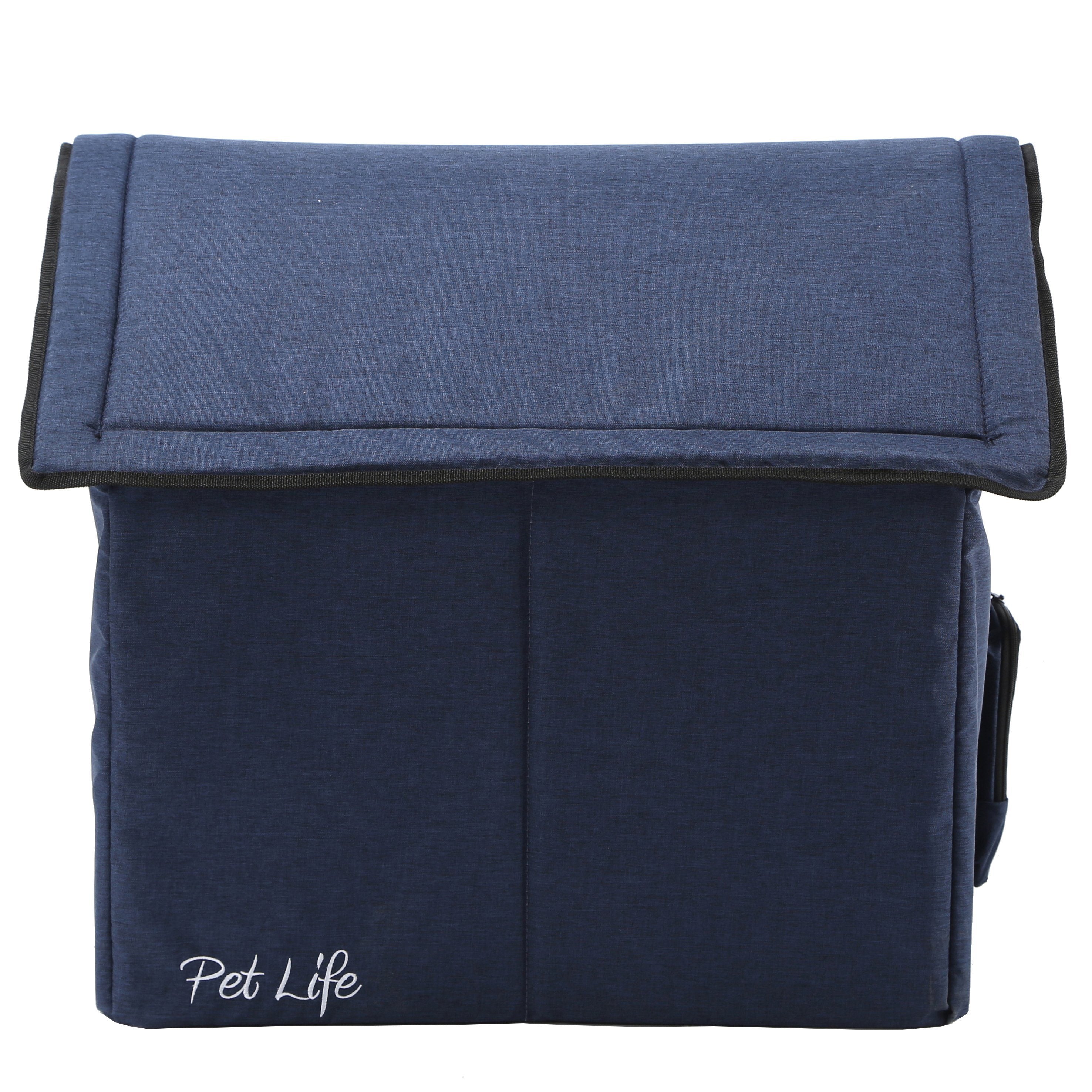 Pet Life Hush Puppy Collapsible Electronic Heating and Cooling Smart Pet House