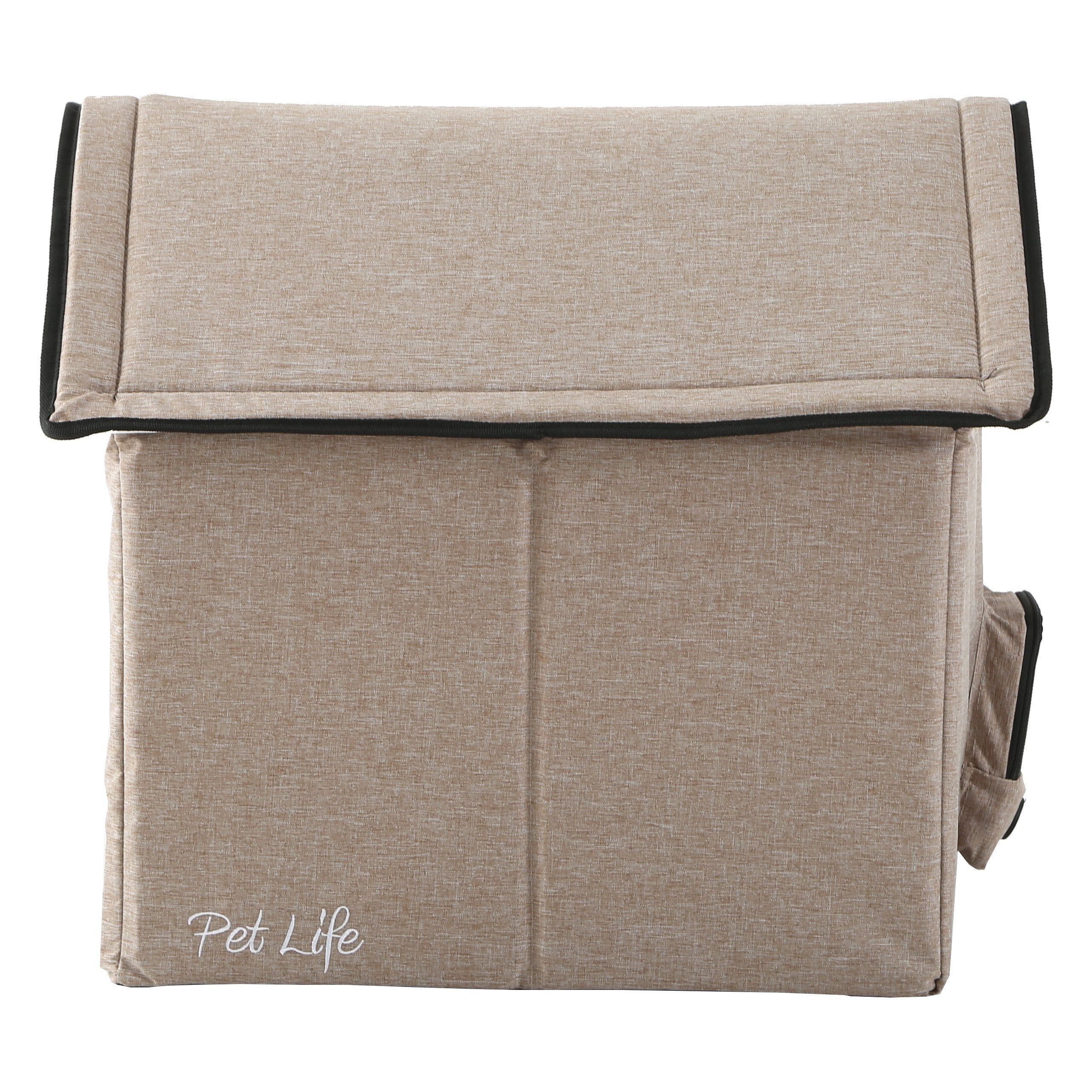 Pet Life Hush Puppy Collapsible Electronic Heating and Cooling Smart Pet House