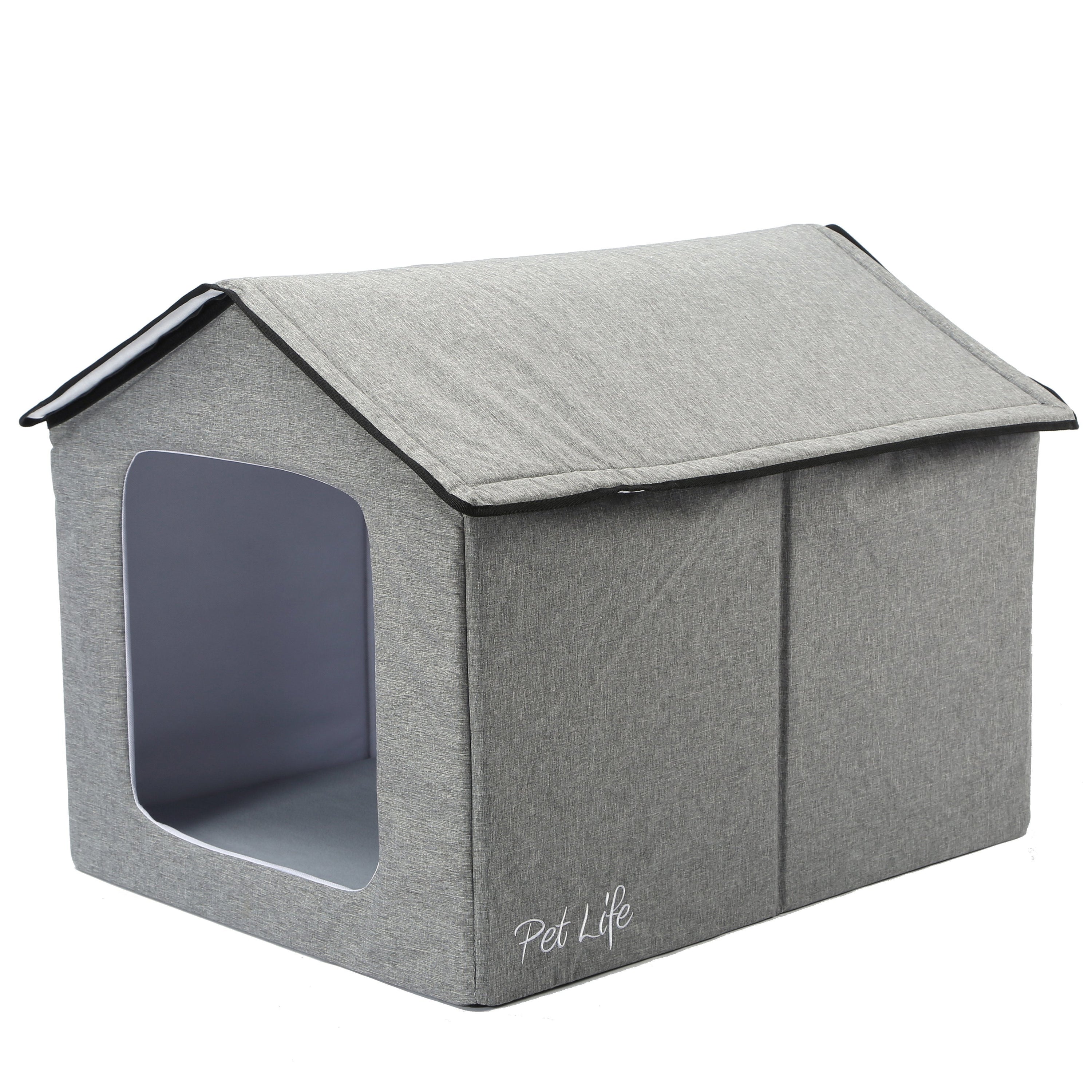 Pet Life Hush Puppy Collapsible Electronic Heating and Cooling Smart Pet House