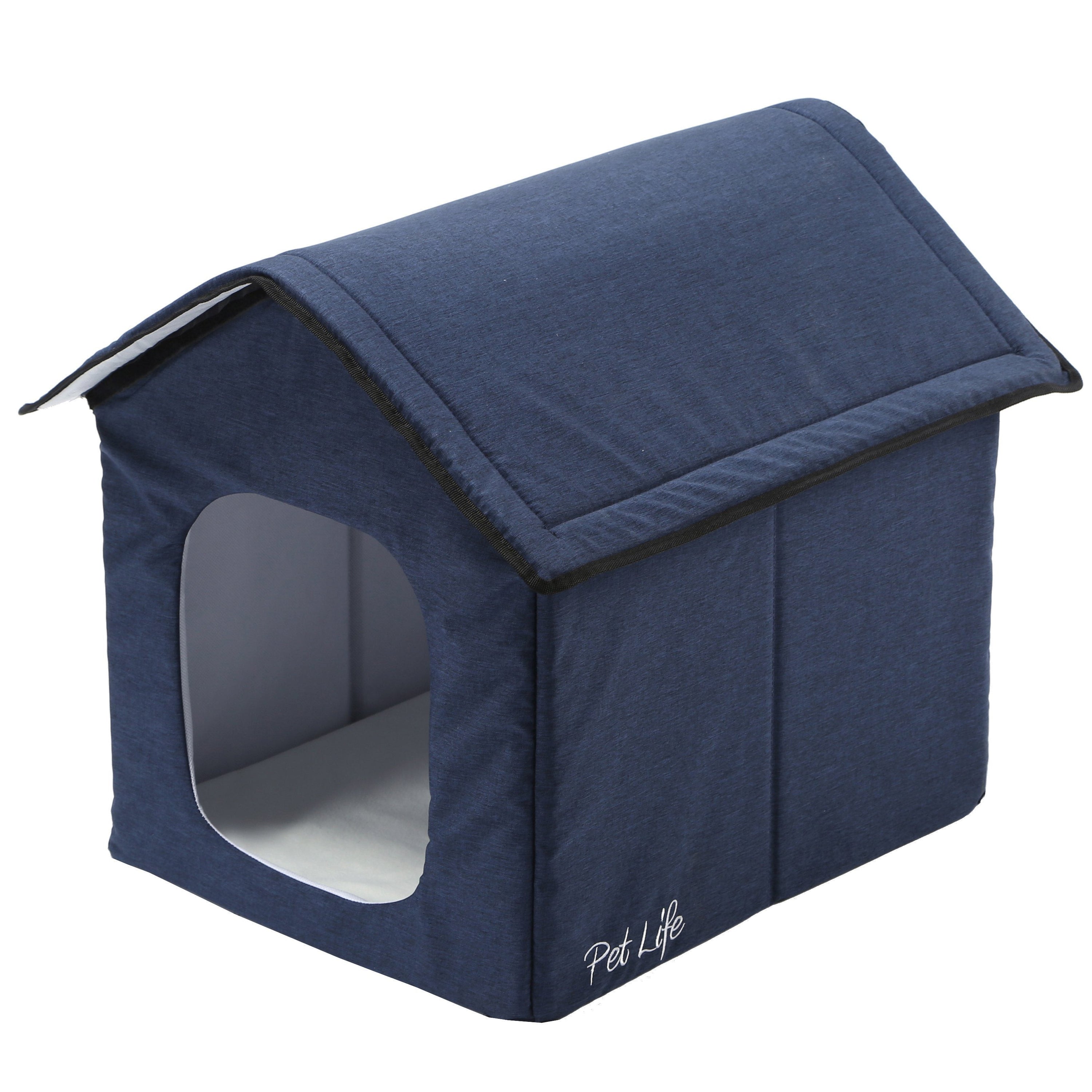 Pet Life Hush Puppy Collapsible Electronic Heating and Cooling Smart Pet House