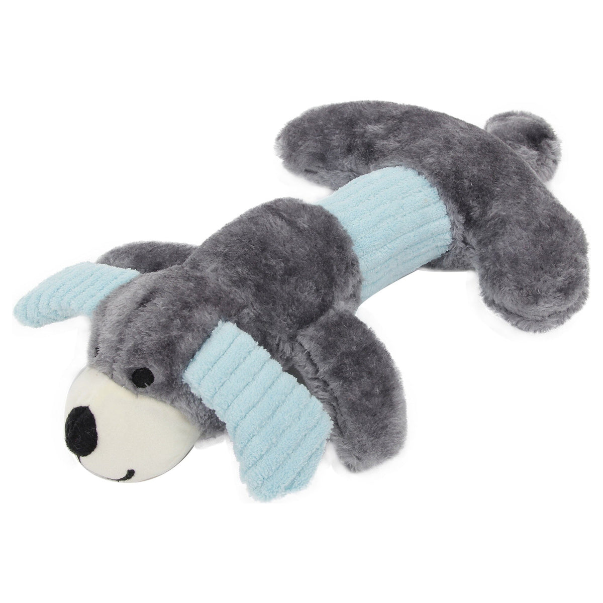 Pet Life 2-piece Dual Squeaker and Plush Animal Dog Toy Set | HT Animal Supply