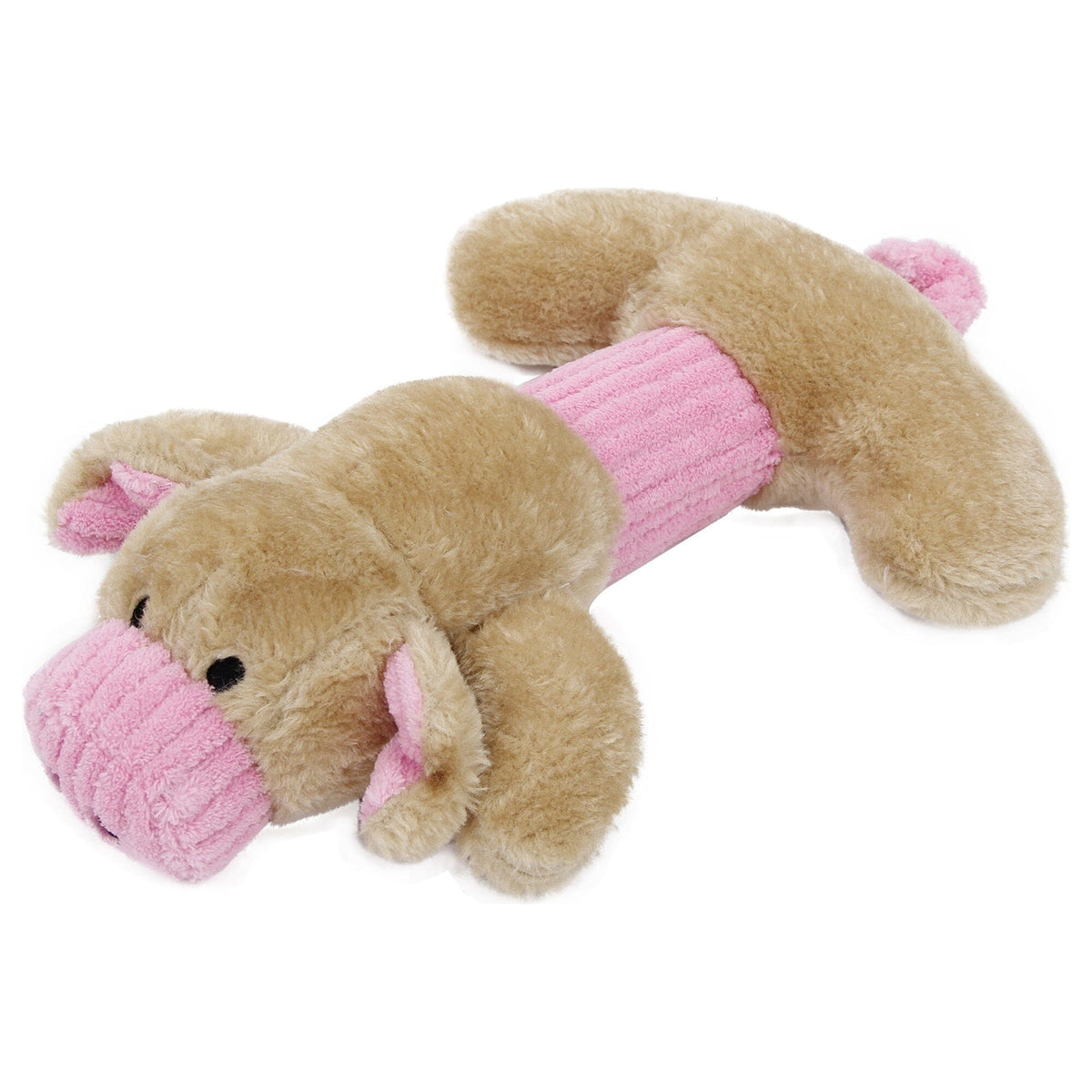 Pet Life 2-piece Dual Squeaker and Plush Animal Dog Toy Set | HT Animal Supply