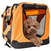 Pet Life 360 degrees Vista View Zippered Soft Folding Collapsible Durable Metal Framed Pet Dog Crate House Carrier