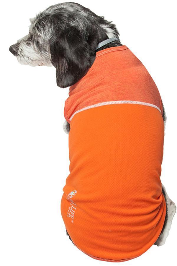 Pet Life Active Aero-Pawlse Quick-Dry and 4-Way-Stretch Yoga Fitness Dog T-Shirt Tank Top