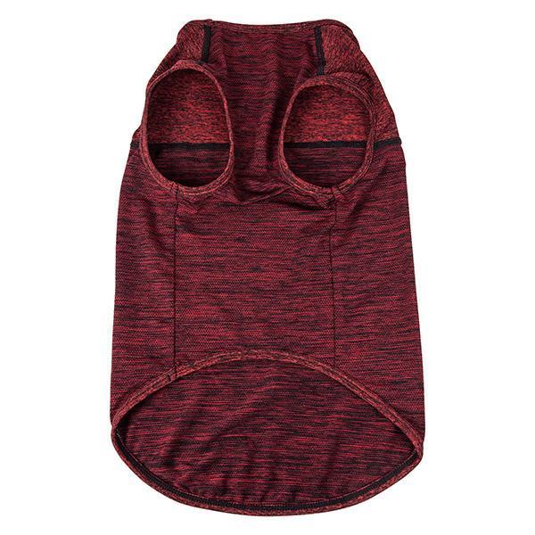Pet Life Active Aero-Pawlse Quick-Dry and 4-Way-Stretch Yoga Fitness Dog T-Shirt Tank Top