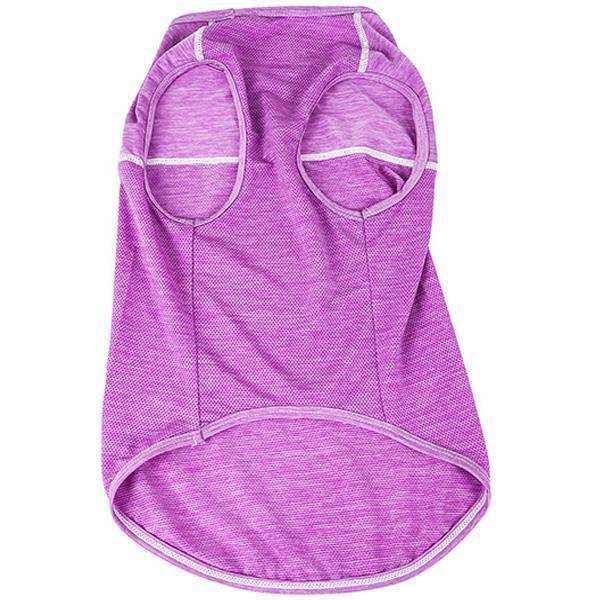 Pet Life Active Aero-Pawlse Quick-Dry and 4-Way-Stretch Yoga Fitness Dog T-Shirt Tank Top