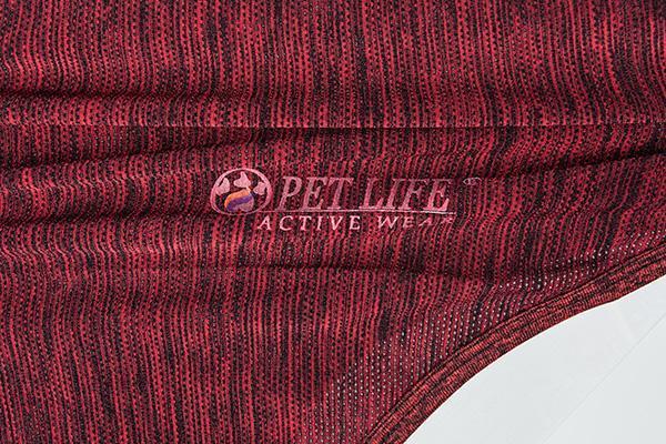 Pet Life Active Aero-Pawlse Quick-Dry and 4-Way-Stretch Yoga Fitness Dog T-Shirt Tank Top