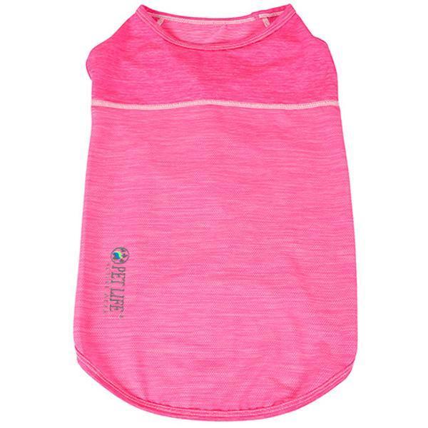 Pet Life Active Aero-Pawlse Quick-Dry and 4-Way-Stretch Yoga Fitness Dog T-Shirt Tank Top