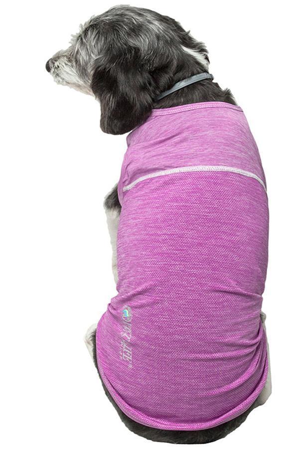 Pet Life Active Aero-Pawlse Quick-Dry and 4-Way-Stretch Yoga Fitness Dog T-Shirt Tank Top