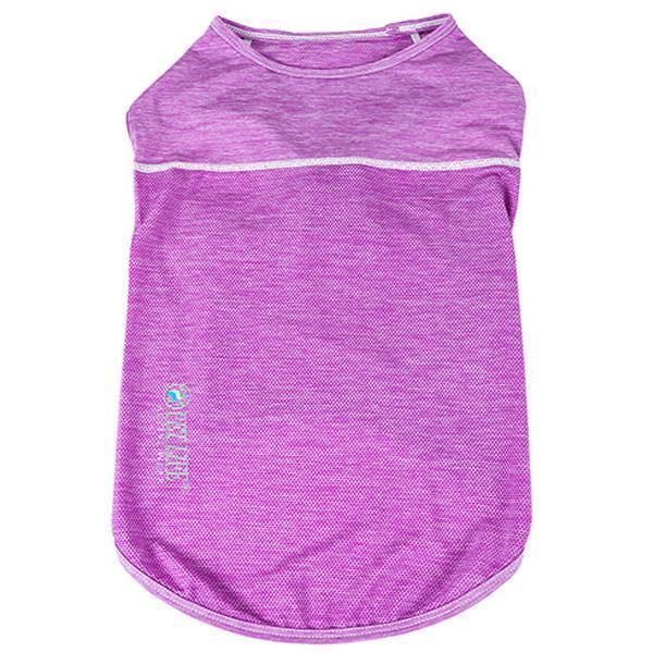 Pet Life Active Aero-Pawlse Quick-Dry and 4-Way-Stretch Yoga Fitness Dog T-Shirt Tank Top