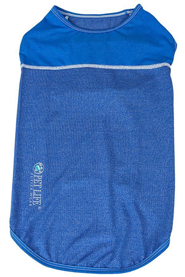 Pet Life Active Aero-Pawlse Quick-Dry and 4-Way-Stretch Yoga Fitness Dog T-Shirt Tank Top