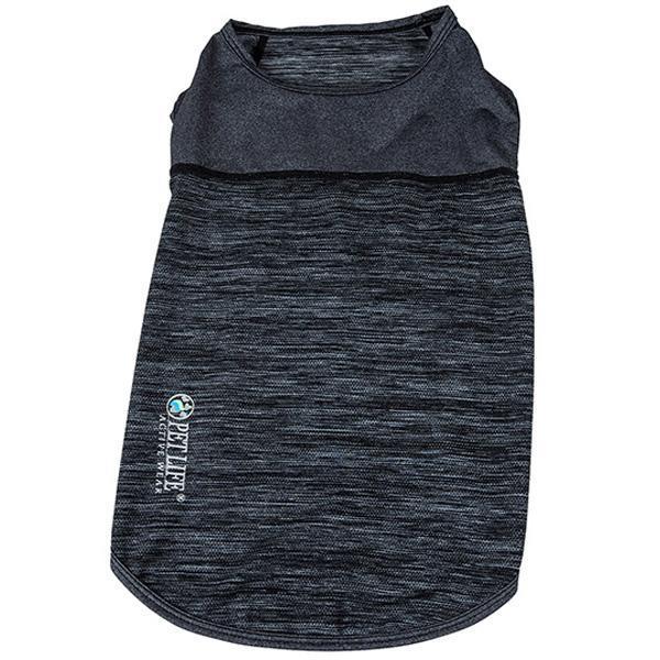 Pet Life Active Aero-Pawlse Quick-Dry and 4-Way-Stretch Yoga Fitness Dog T-Shirt Tank Top