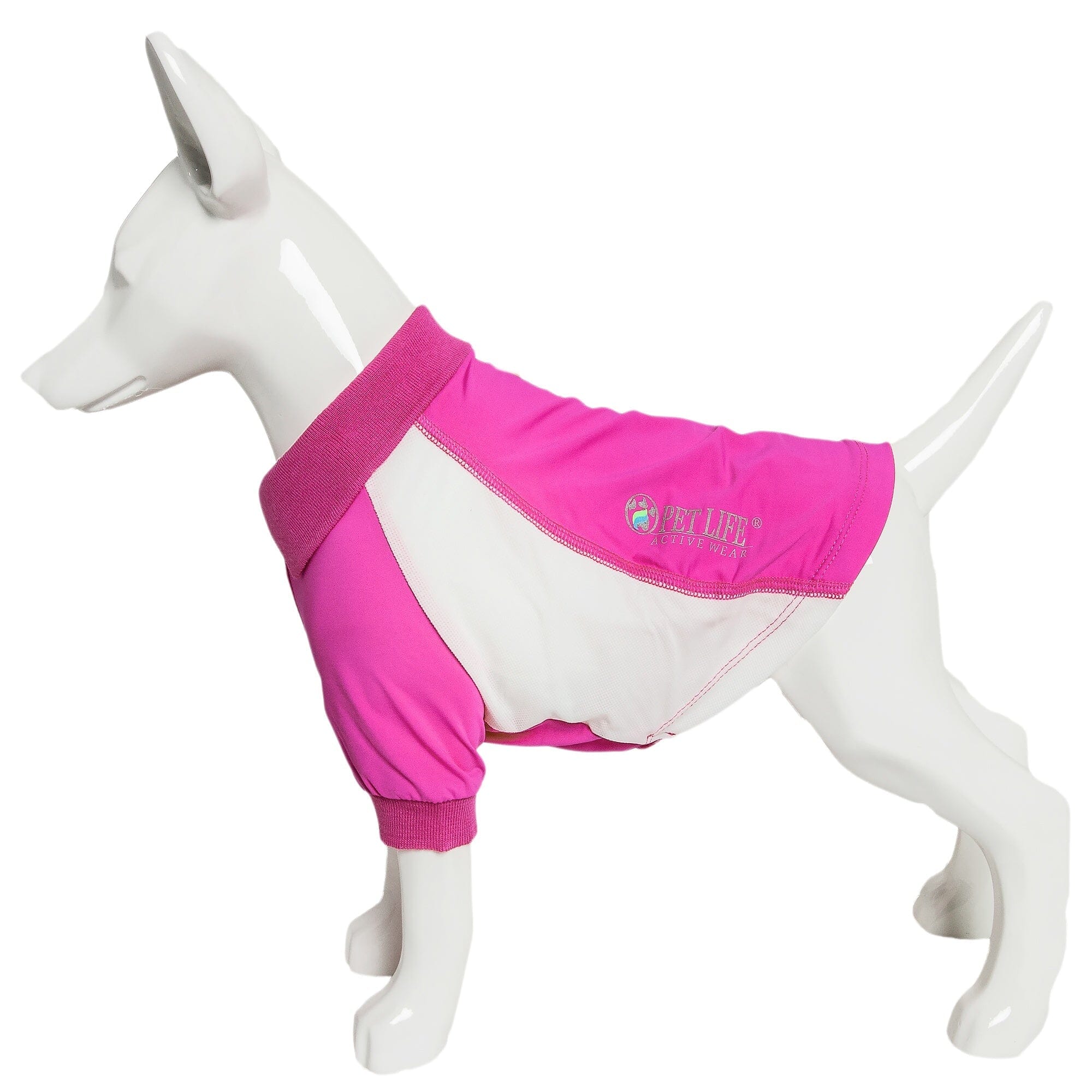 Pet Life Active Barko Pawlo Relax-Stretch Quick-Drying Performance Dog Polo T-Shirt | HT Animal Supply