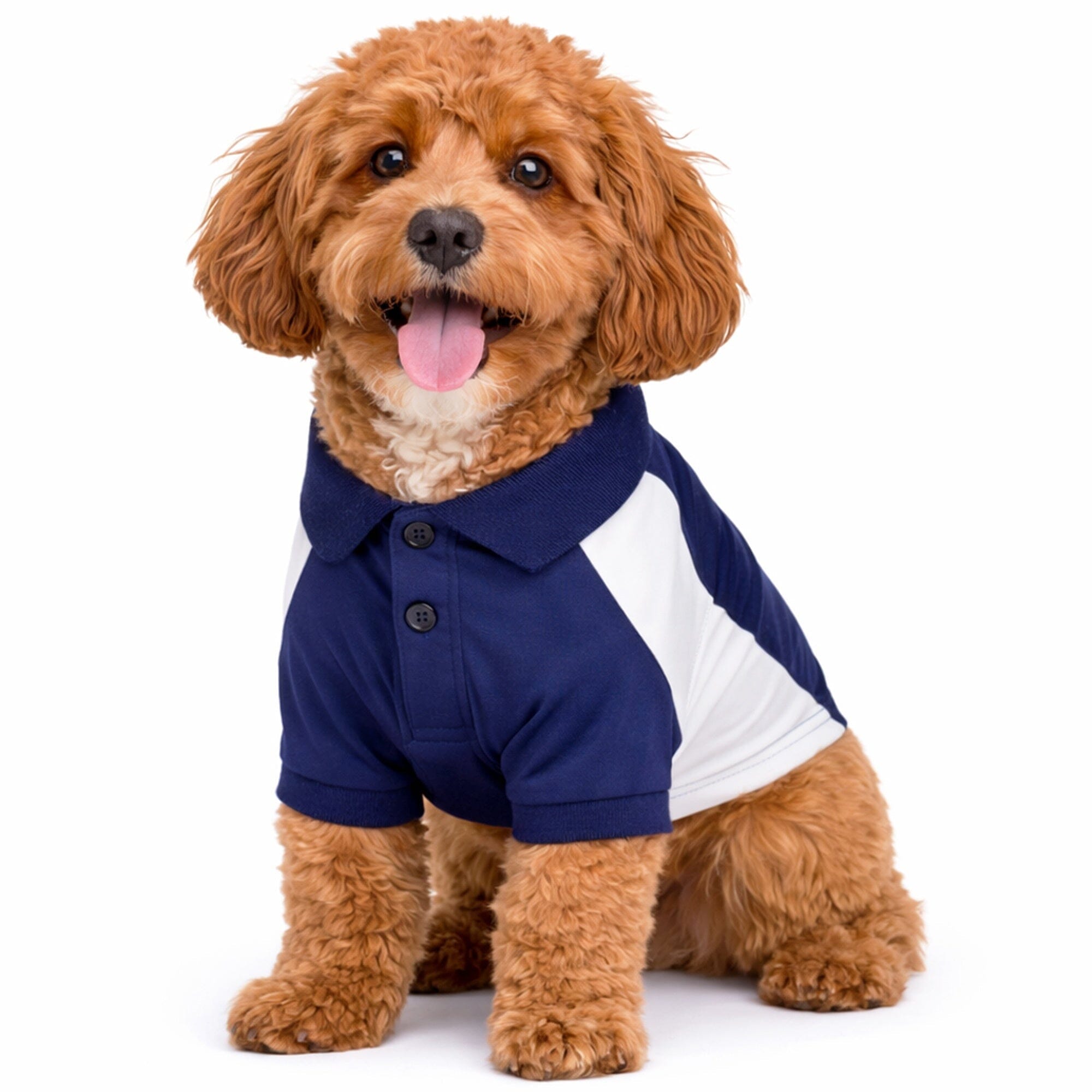 Pet Life Active Barko Pawlo Relax-Stretch Quick-Drying Performance Dog Polo T-Shirt | HT Animal Supply