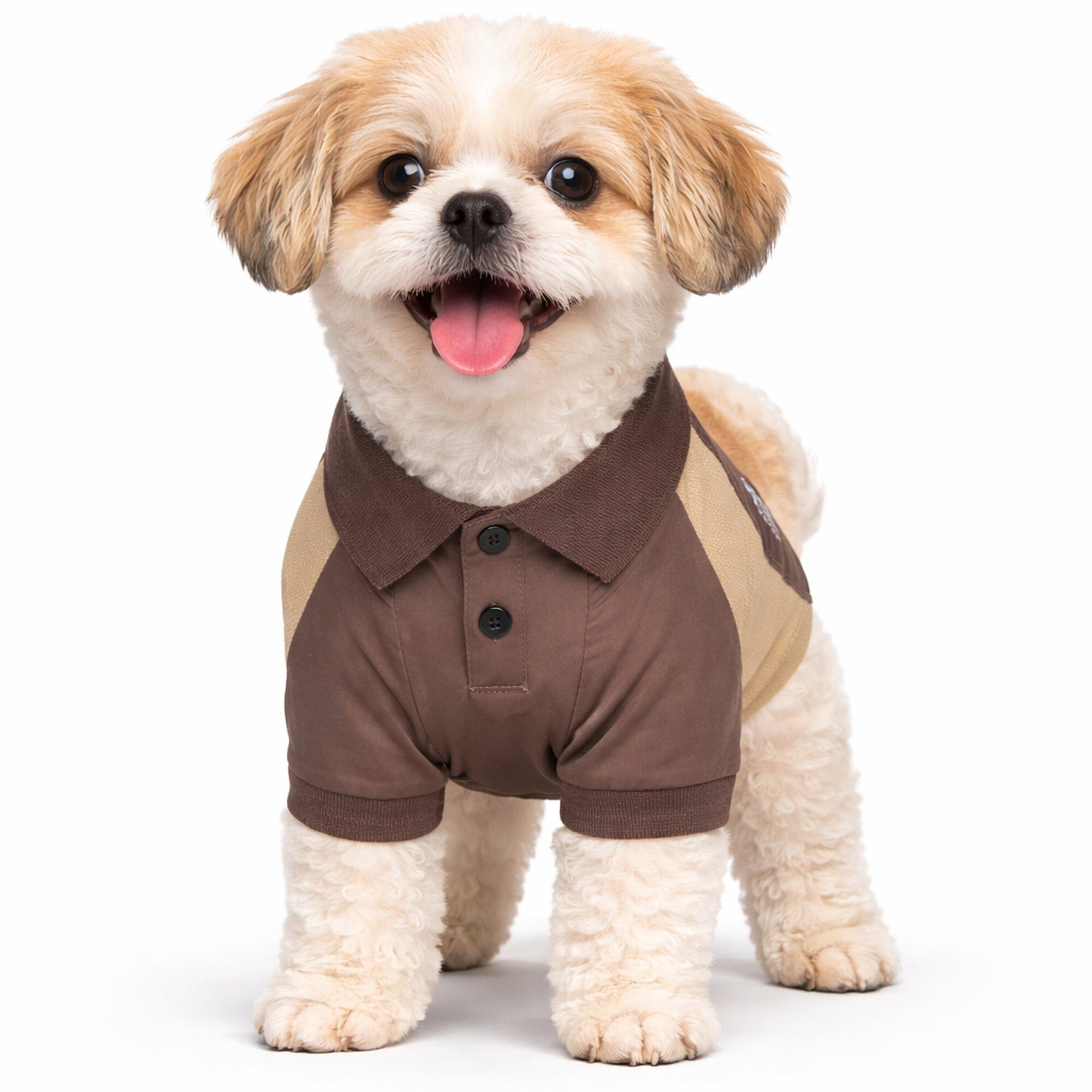 Pet Life Active Barko Pawlo Relax-Stretch Quick-Drying Performance Dog Polo T-Shirt | HT Animal Supply
