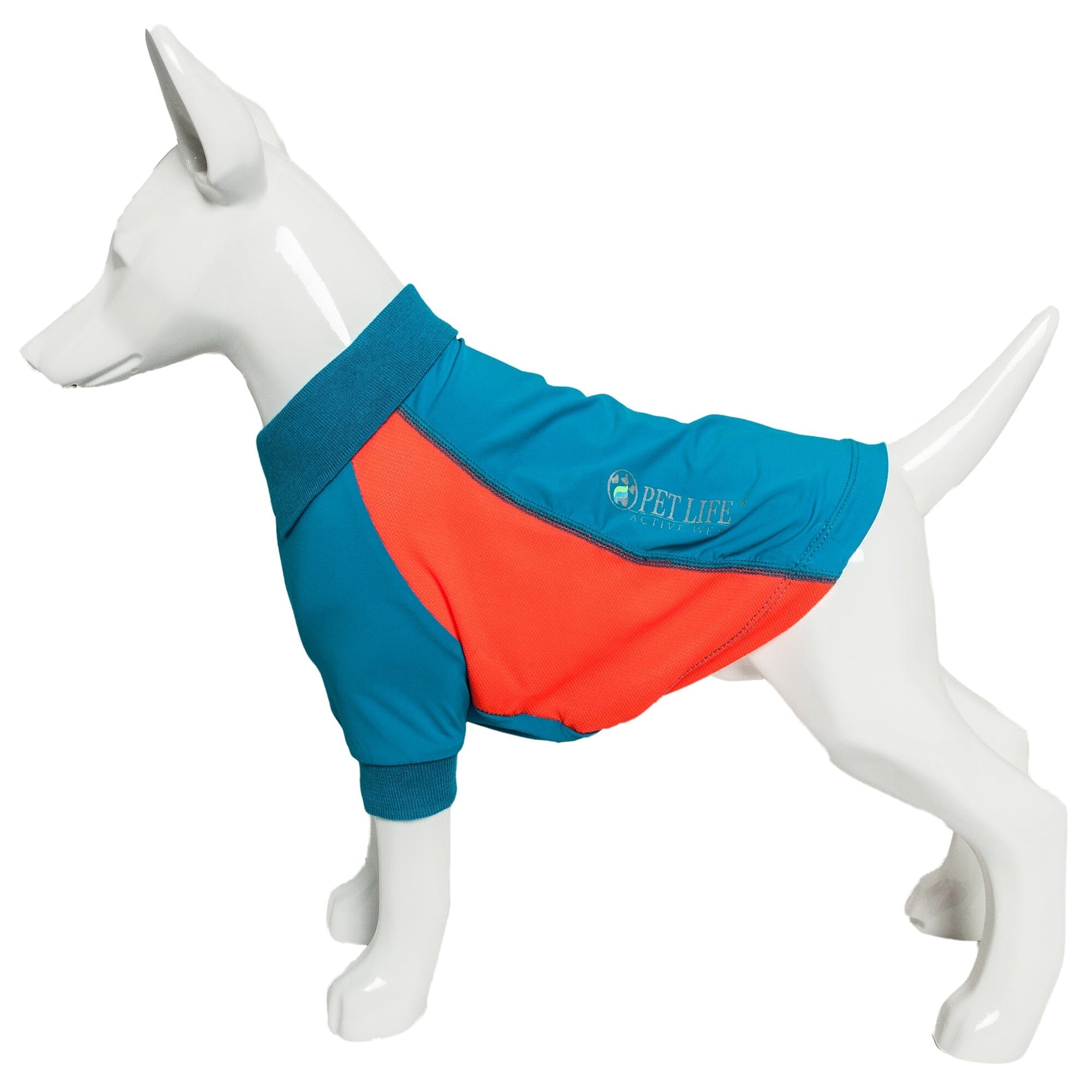 Pet Life Active Barko Pawlo Relax-Stretch Quick-Drying Performance Dog Polo T-Shirt | HT Animal Supply