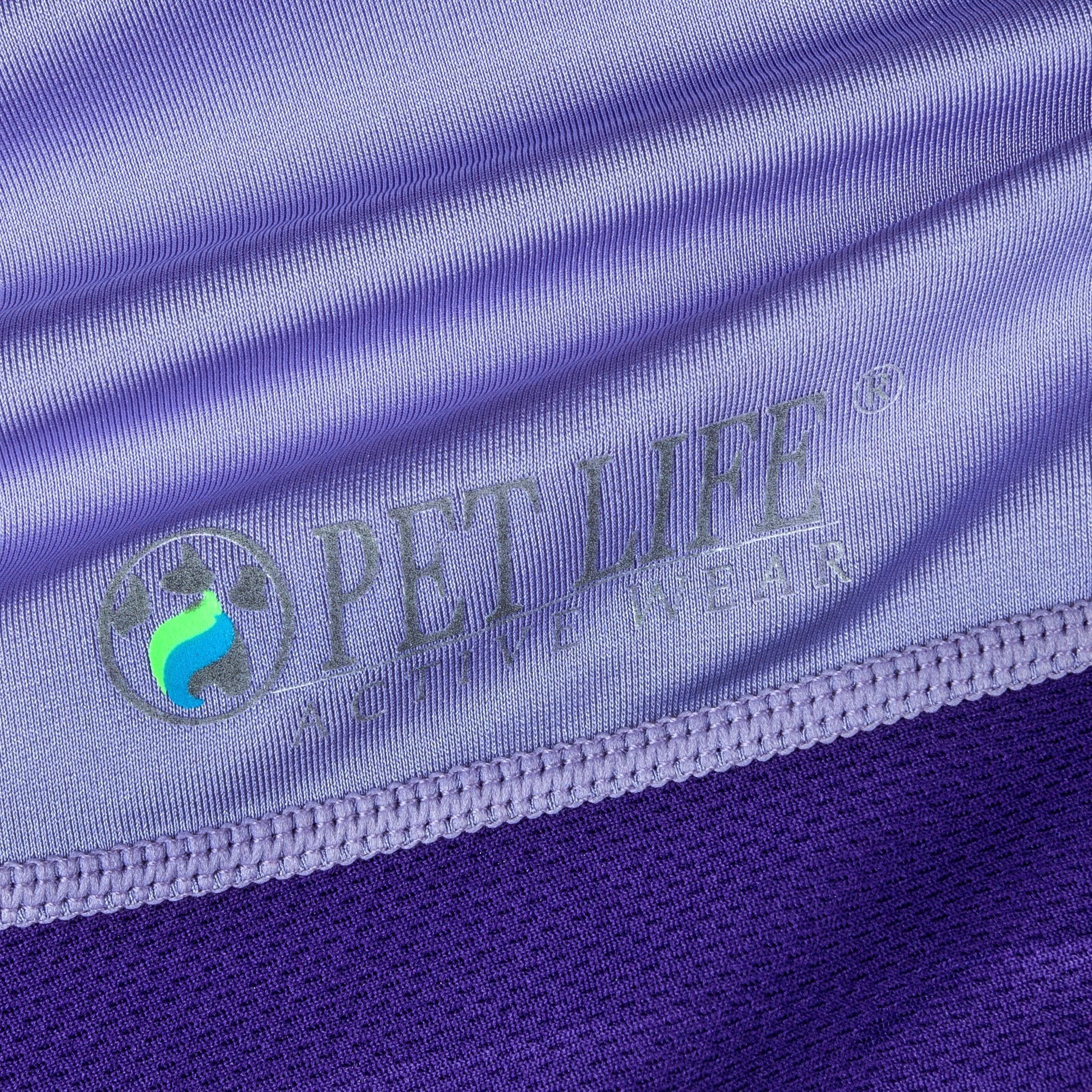 Pet Life Active Barko Pawlo Relax-Stretch Quick-Drying Performance Dog Polo T-Shirt