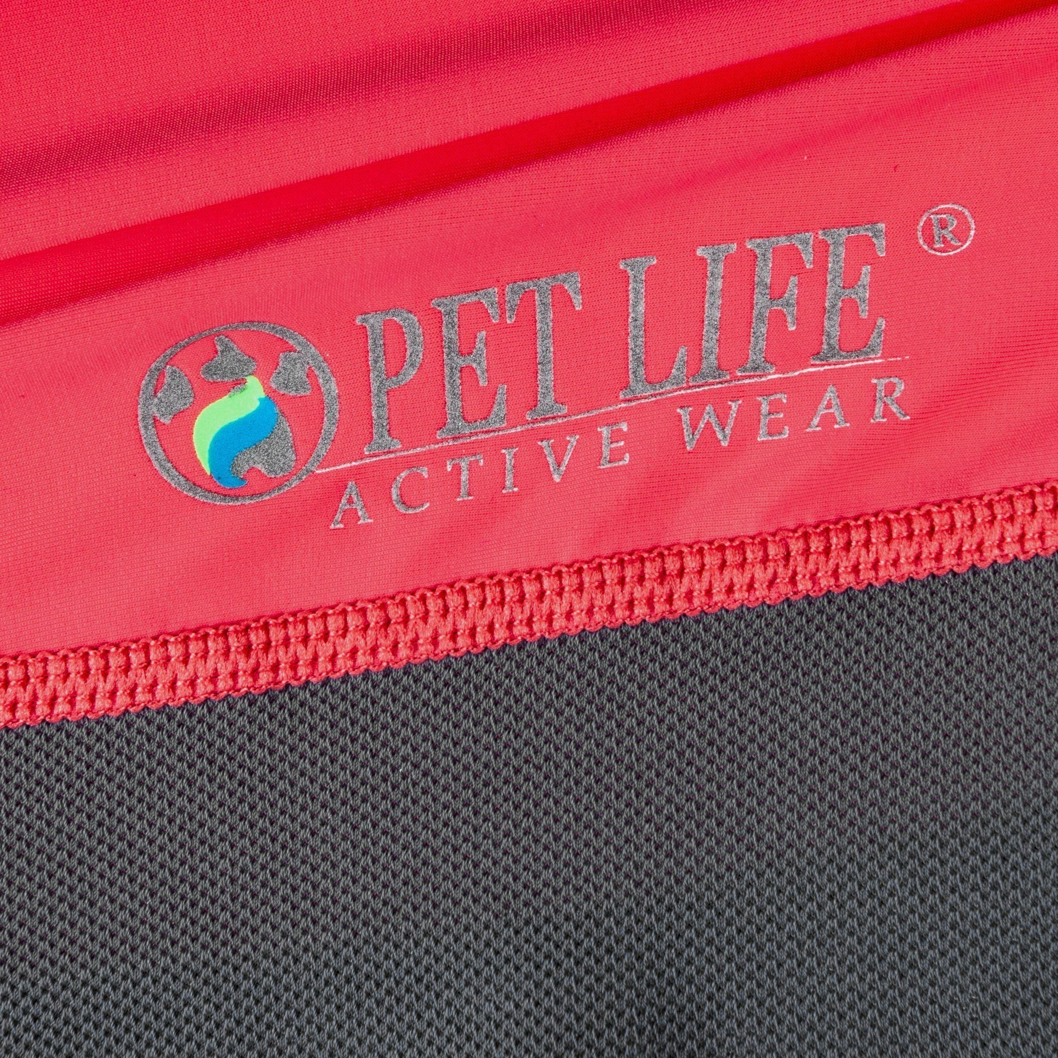 Pet Life Active Barko Pawlo Relax-Stretch Quick-Drying Performance Dog Polo T-Shirt