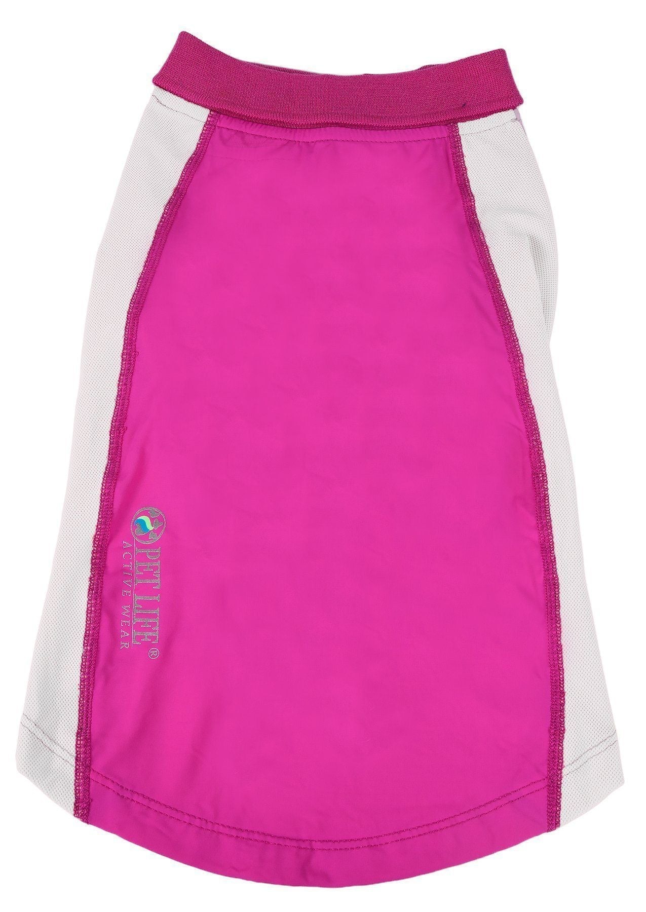 Pet Life Active Barko Pawlo Relax-Stretch Quick-Drying Performance Dog Polo T-Shirt