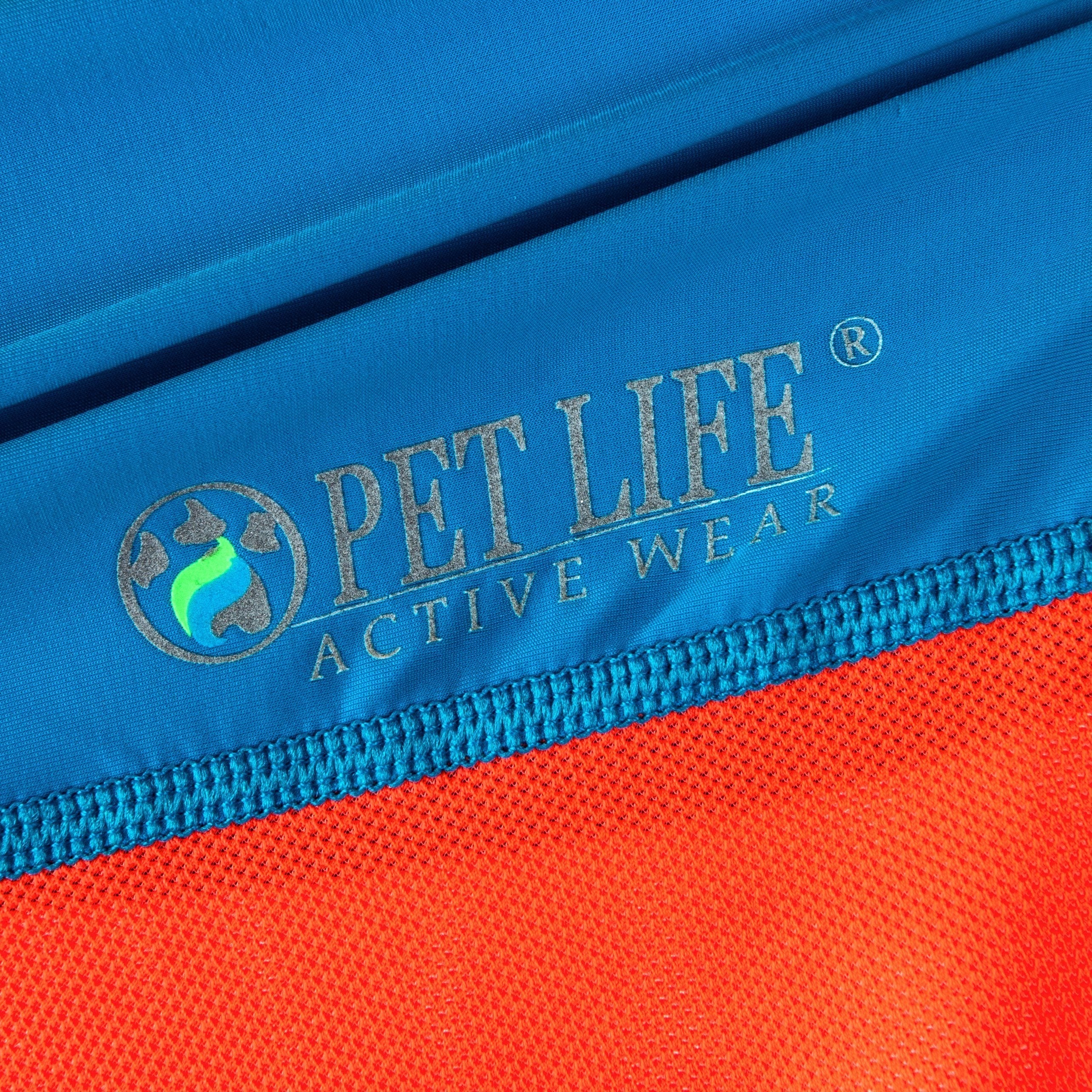 Pet Life Active Barko Pawlo Relax-Stretch Quick-Drying Performance Dog Polo T-Shirt