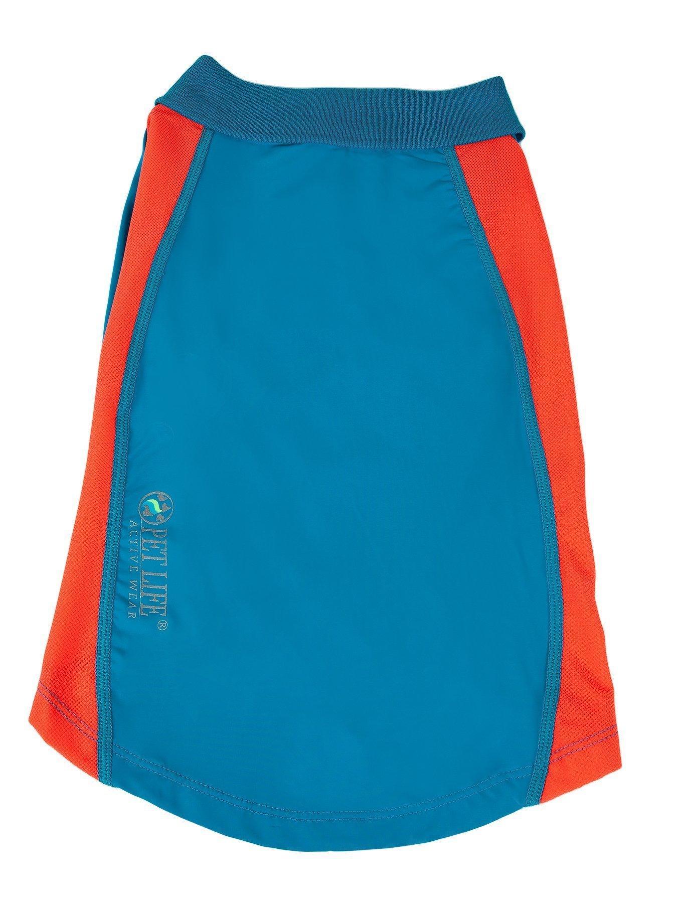 Pet Life Active Barko Pawlo Relax-Stretch Quick-Drying Performance Dog Polo T-Shirt