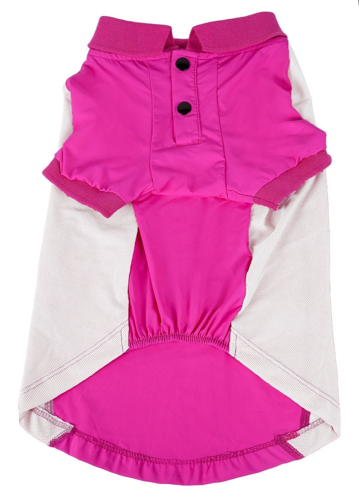 Pet Life ® Active Barko Pawlo Relax-Stretch Quick-Drying Performance Dog Polo T-Shirt