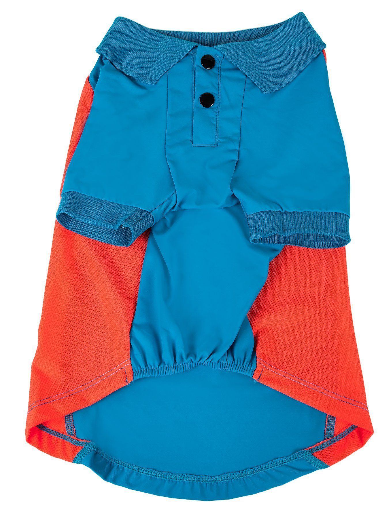 Pet Life ® Active Barko Pawlo Relax-Stretch Quick-Drying Performance Dog Polo T-Shirt