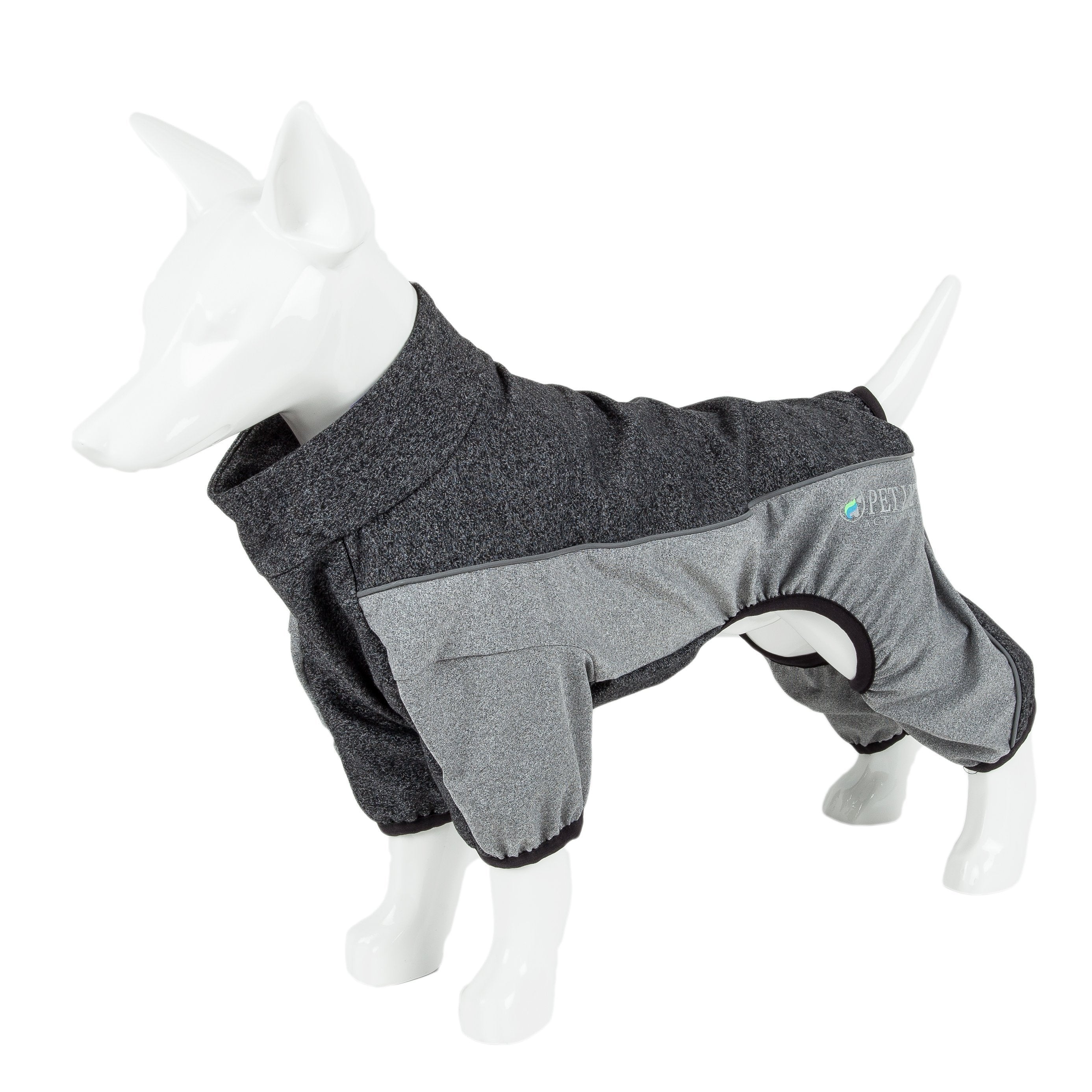 Pet Life Active Chase Pacer Medium-weight 4-Way-Stretch Yoga Fitness Dog Tracksuit
