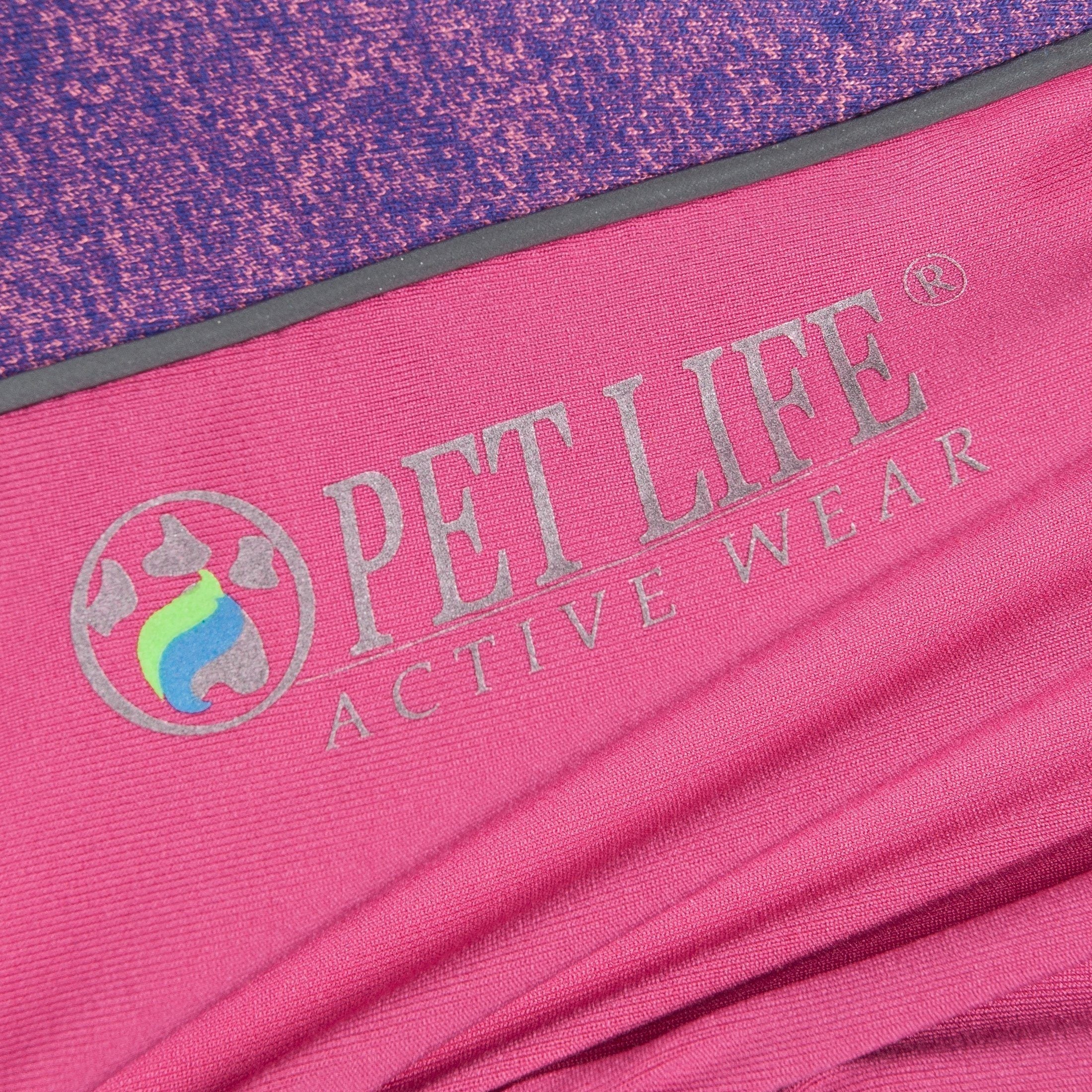 Pet Life Active Chase Pacer Medium-weight 4-Way-Stretch Yoga Fitness Dog Tracksuit