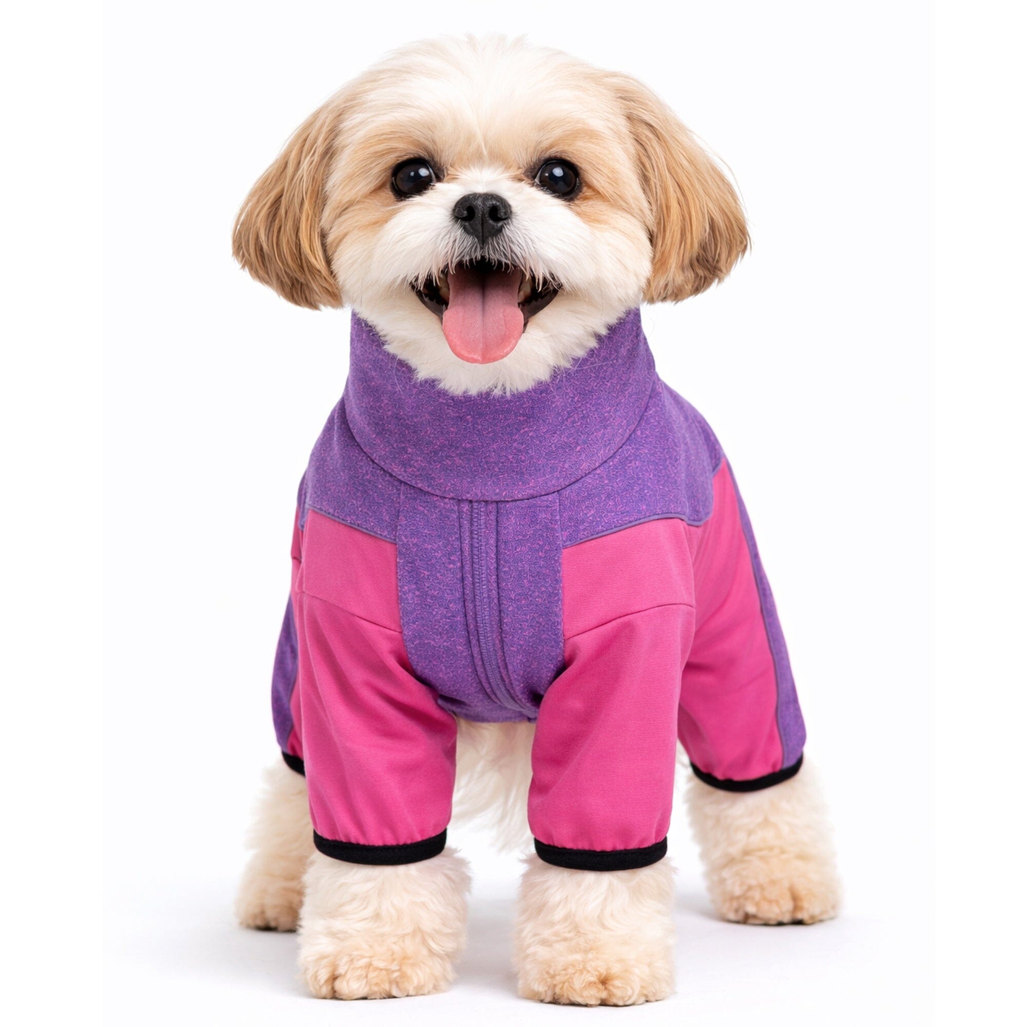 Pet Life Active Chase Pacer Medium-weight 4-Way-Stretch Yoga Fitness Dog Tracksuit | HT Animal Supply