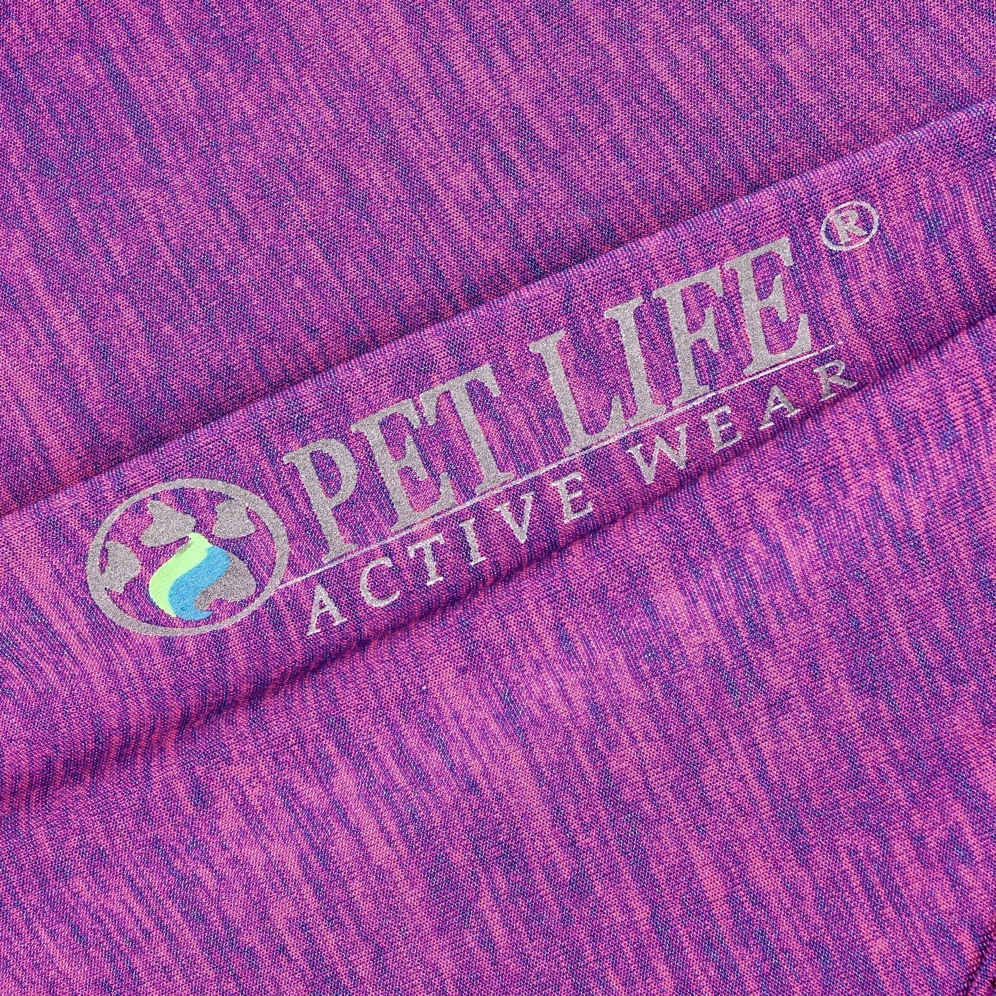 Pet Life Active Chewitt Wagassy 4-Way-Stretch Yoga Fitness Long-Sleeve Dog T-Shirt