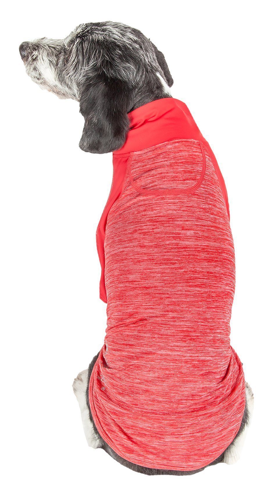 Pet Life ® Active Chewitt Wagassy 4-Way-Stretch Yoga Fitness Long-Sleeve Dog T-Shirt