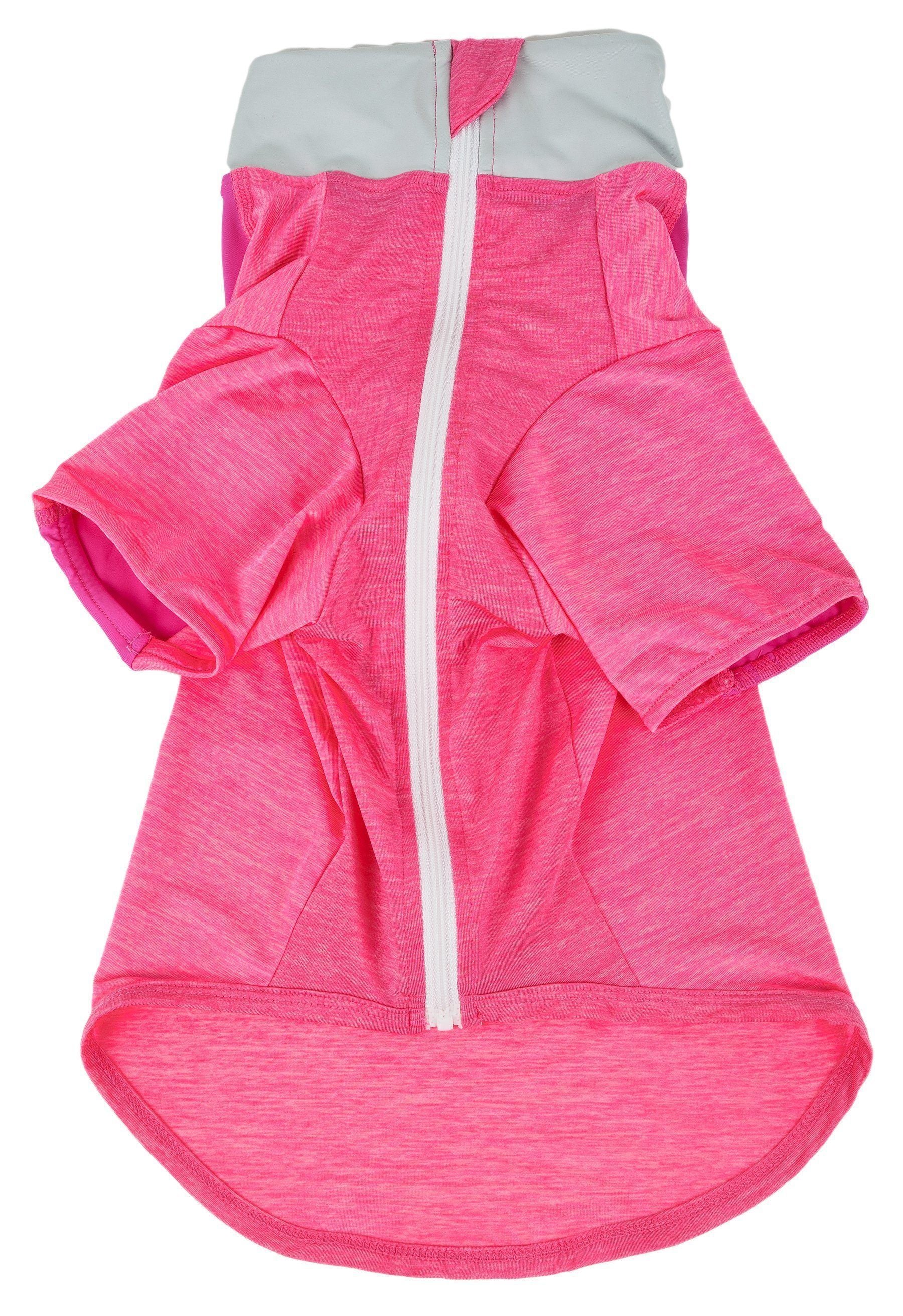 Pet Life Active Chewitt Wagassy 4-Way-Stretch Yoga Fitness Long-Sleeve Dog T-Shirt