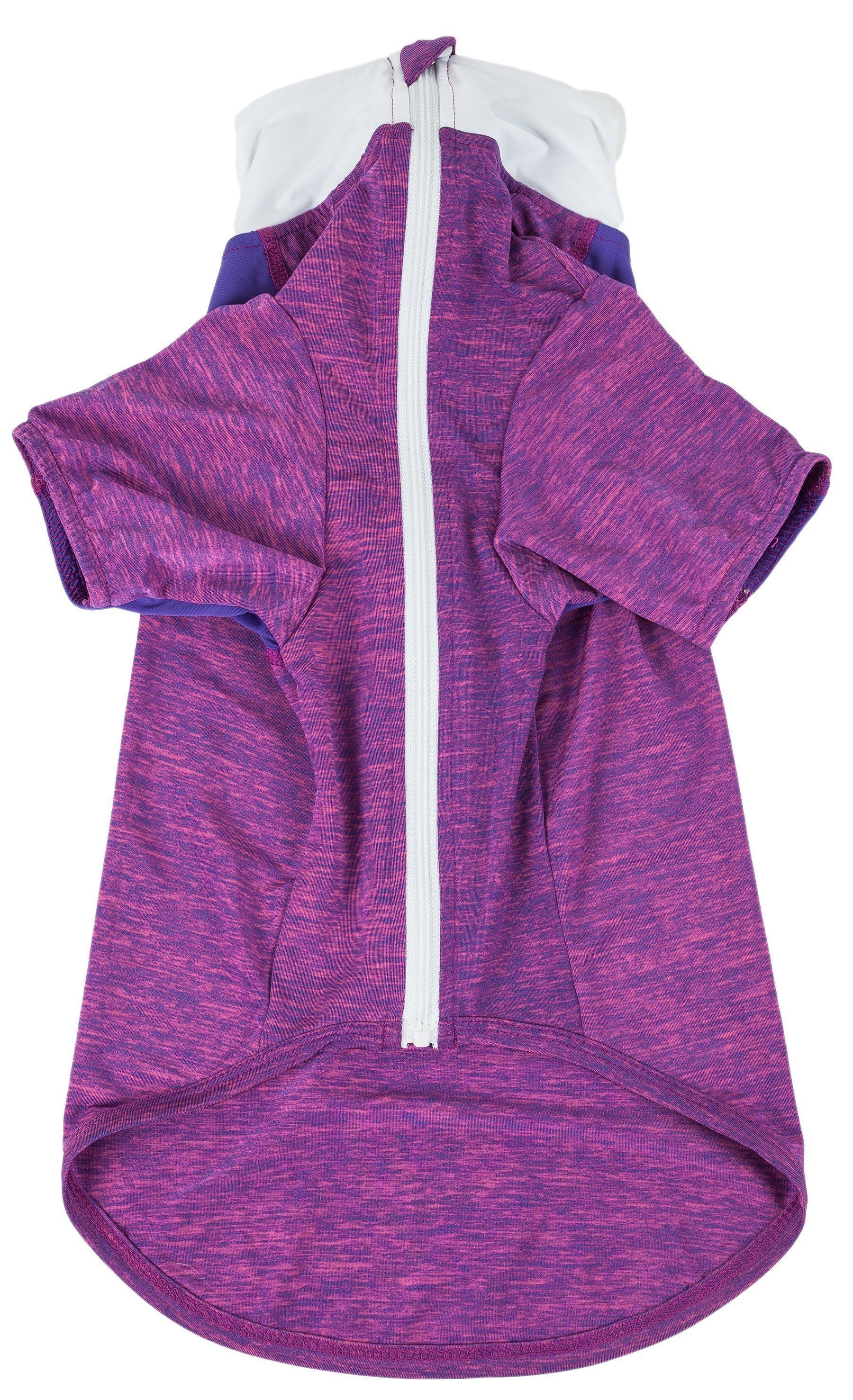 Pet Life Active Chewitt Wagassy 4-Way-Stretch Yoga Fitness Long-Sleeve Dog T-Shirt