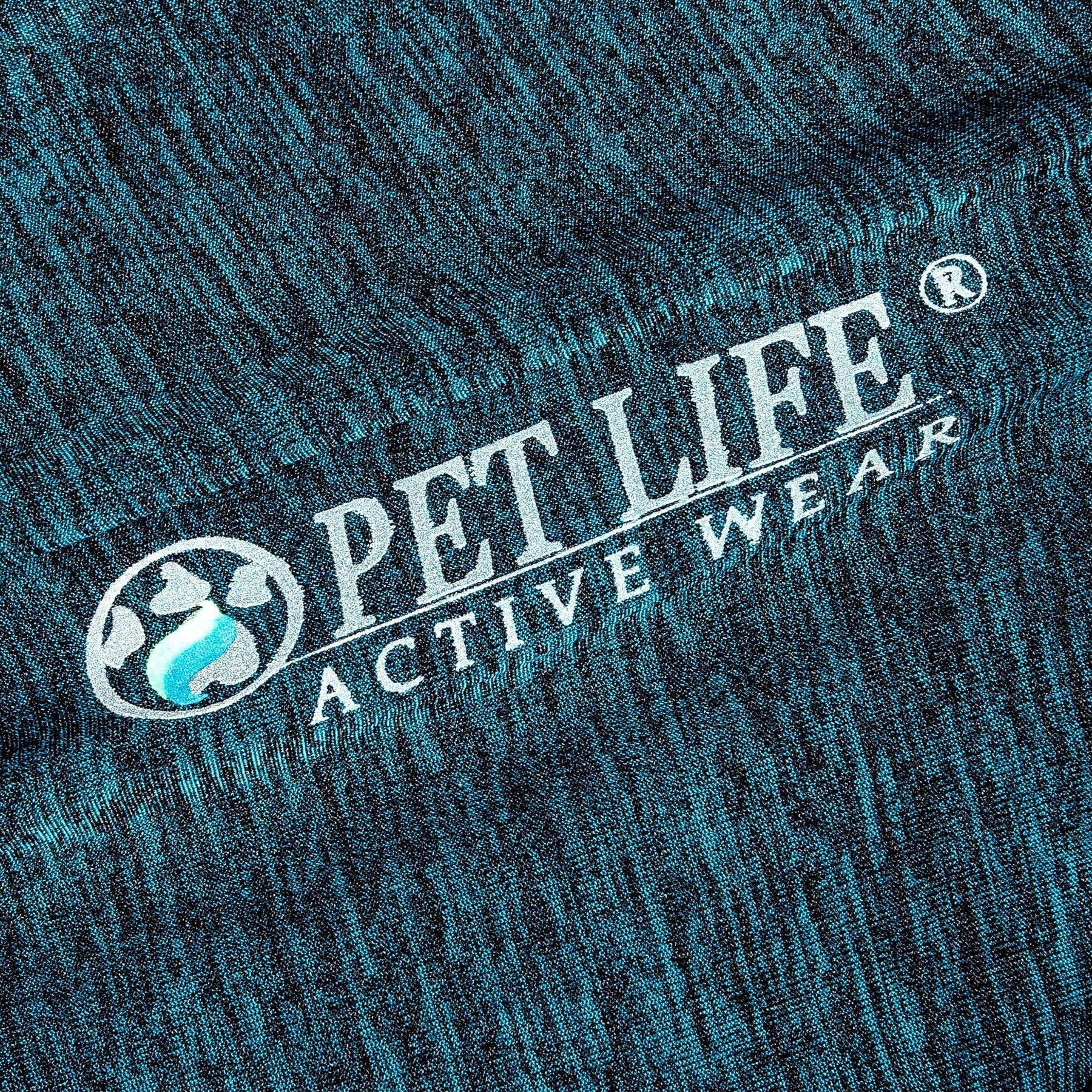 Pet Life ® Active Chewitt Wagassy 4-Way-Stretch Yoga Fitness Long-Sleeve Dog T-Shirt