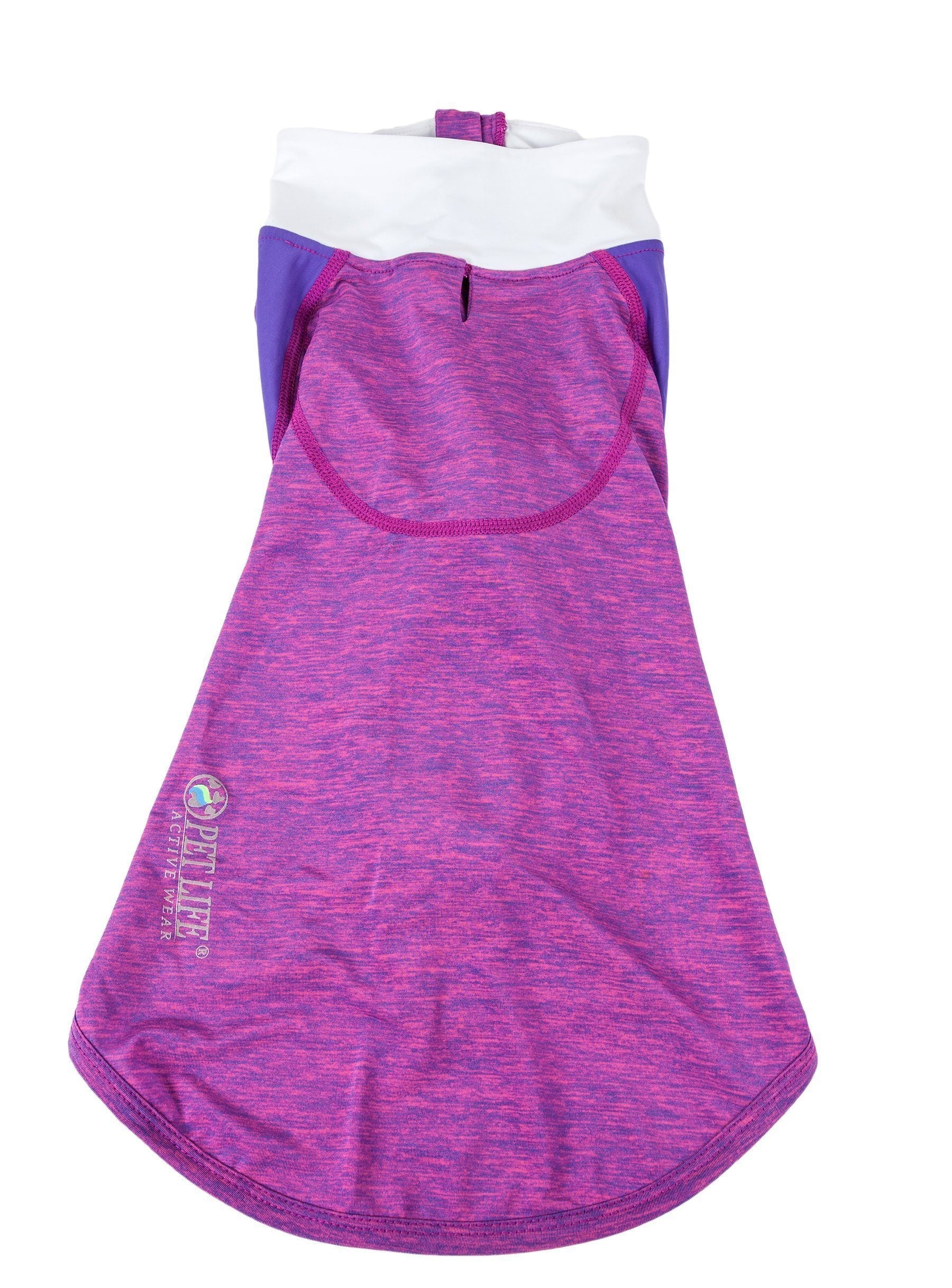 Pet Life ® Active Chewitt Wagassy 4-Way-Stretch Yoga Fitness Long-Sleeve Dog T-Shirt