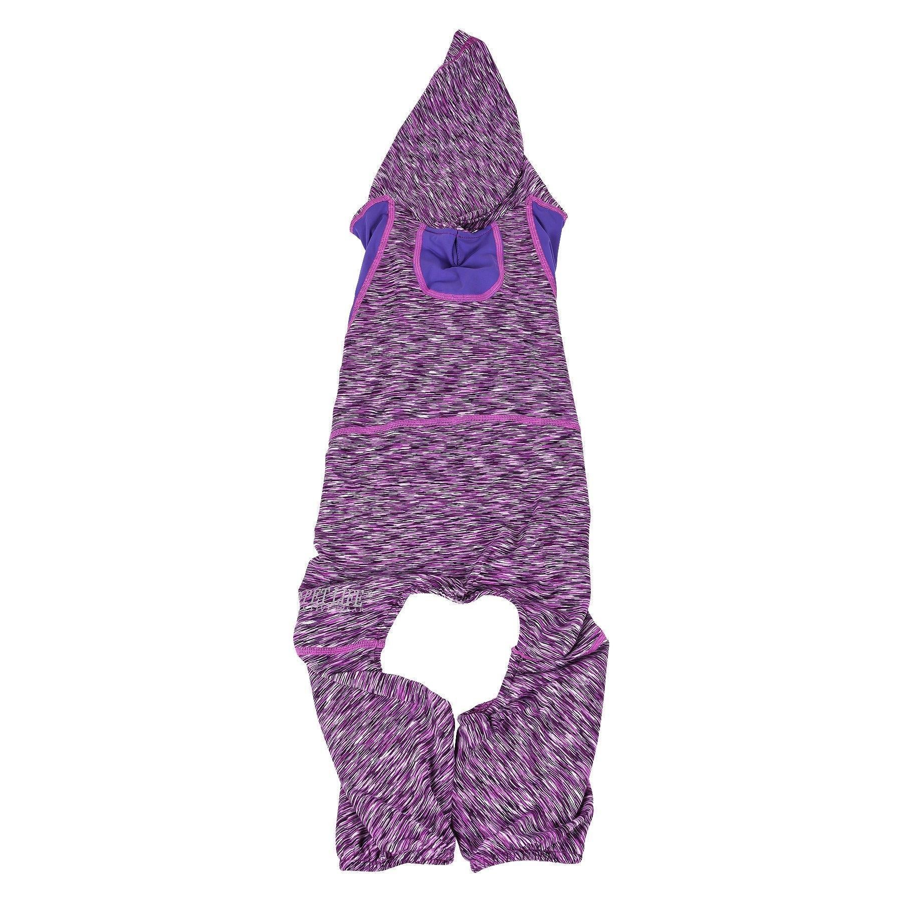 Pet Life Active Downward Dog 4-Way-Stretch Fitness Yoga Dog Tracksuit Hoodie