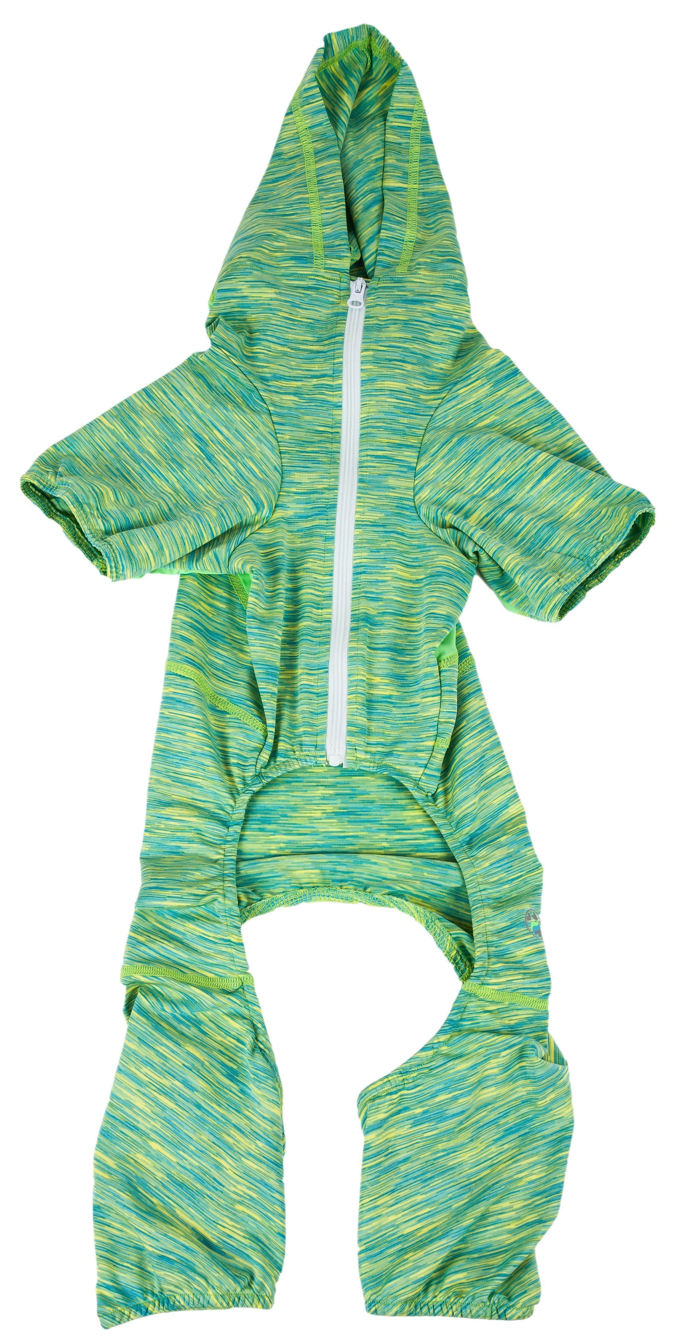 Pet Life Active Downward Dog 4-Way-Stretch Fitness Yoga Dog Tracksuit Hoodie