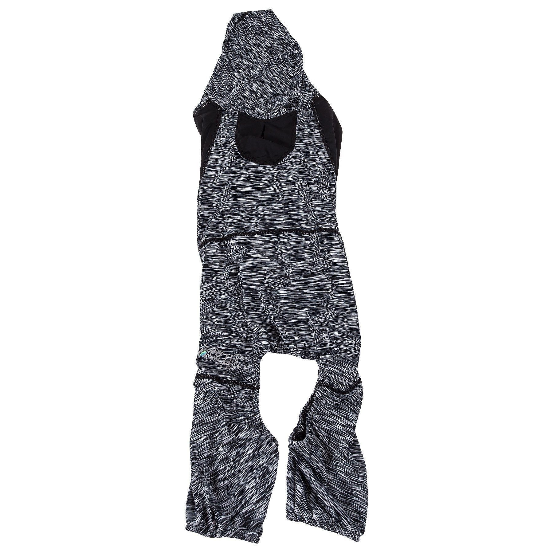 Pet Life ® Active Downward Dog 4-Way-Stretch Fitness Yoga Dog Tracksuit Hoodie