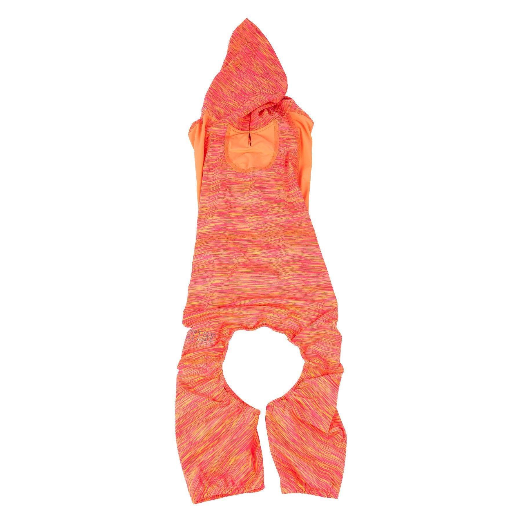 Pet Life Active Downward Dog 4-Way-Stretch Fitness Yoga Dog Tracksuit Hoodie