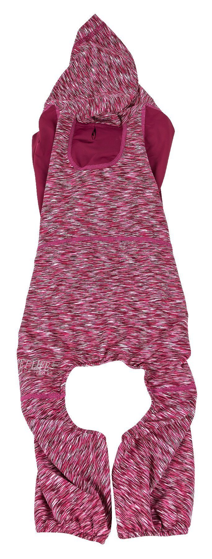 Pet Life Active Downward Dog 4-Way-Stretch Fitness Yoga Dog Tracksuit Hoodie