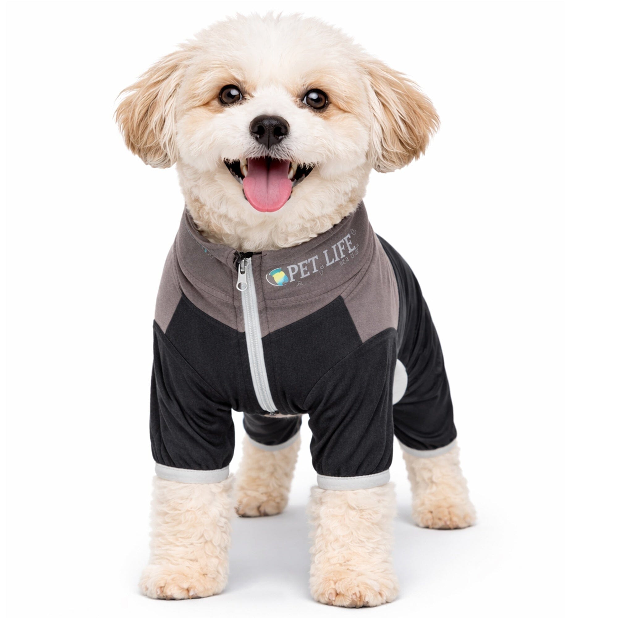 Pet Life Active Embarker 4-Way Stretch Fitness Yoga Full Body Dog Tracksuit | HT Animal Supply