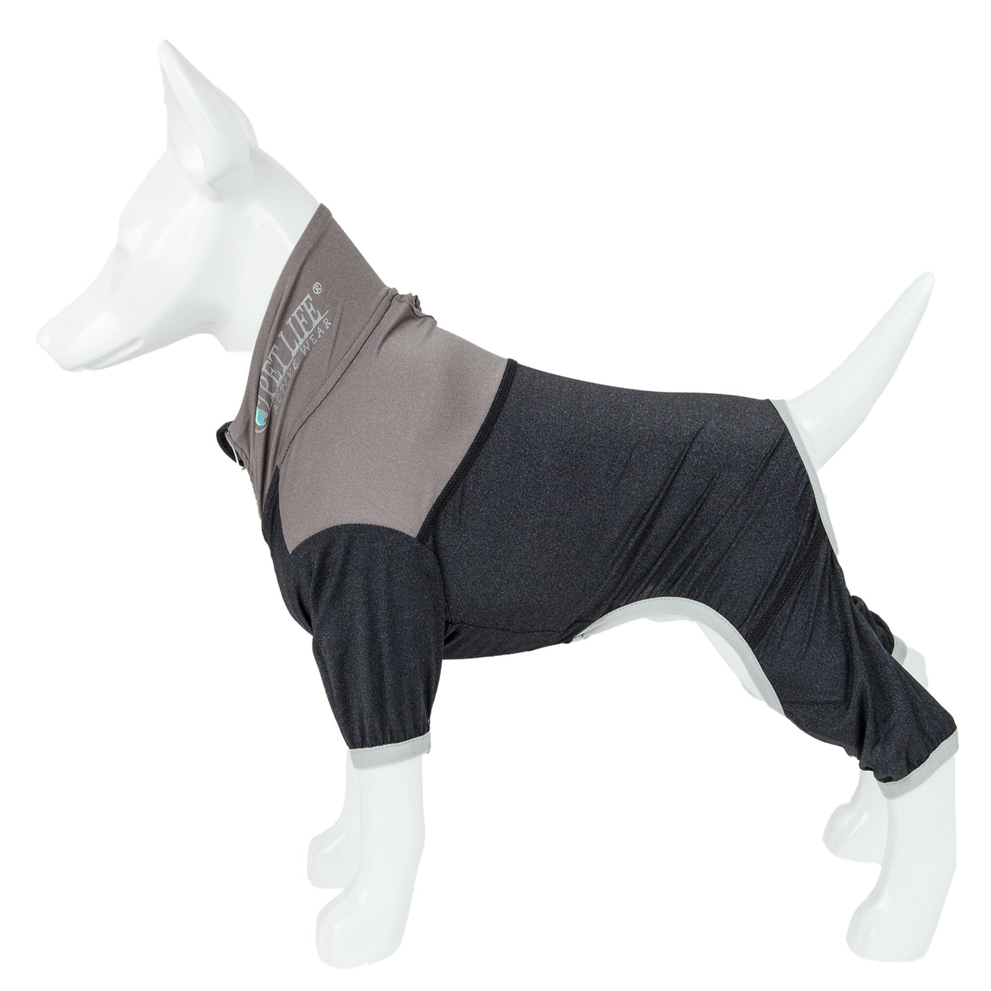Pet Life Active Embarker 4-Way Stretch Fitness Yoga Full Body Dog Tracksuit | HT Animal Supply