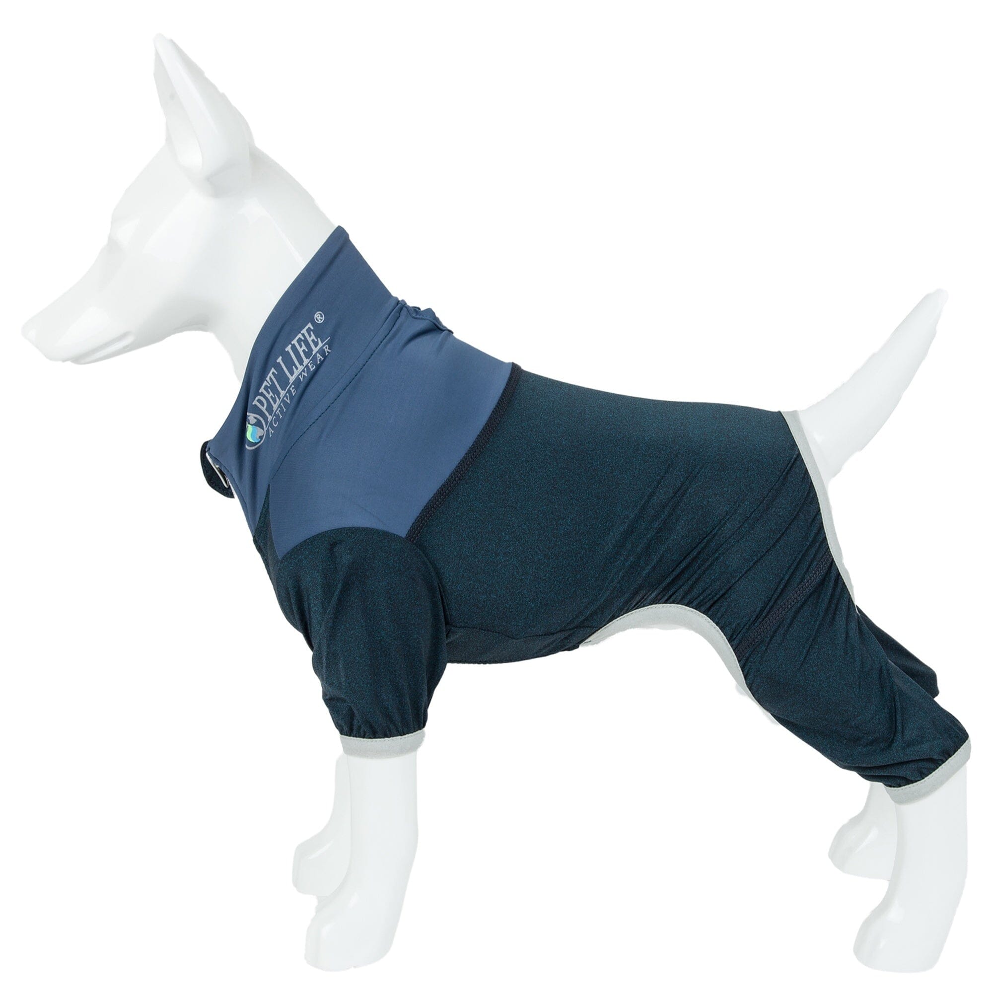 Pet Life Active Embarker 4-Way Stretch Fitness Yoga Full Body Dog Tracksuit | HT Animal Supply