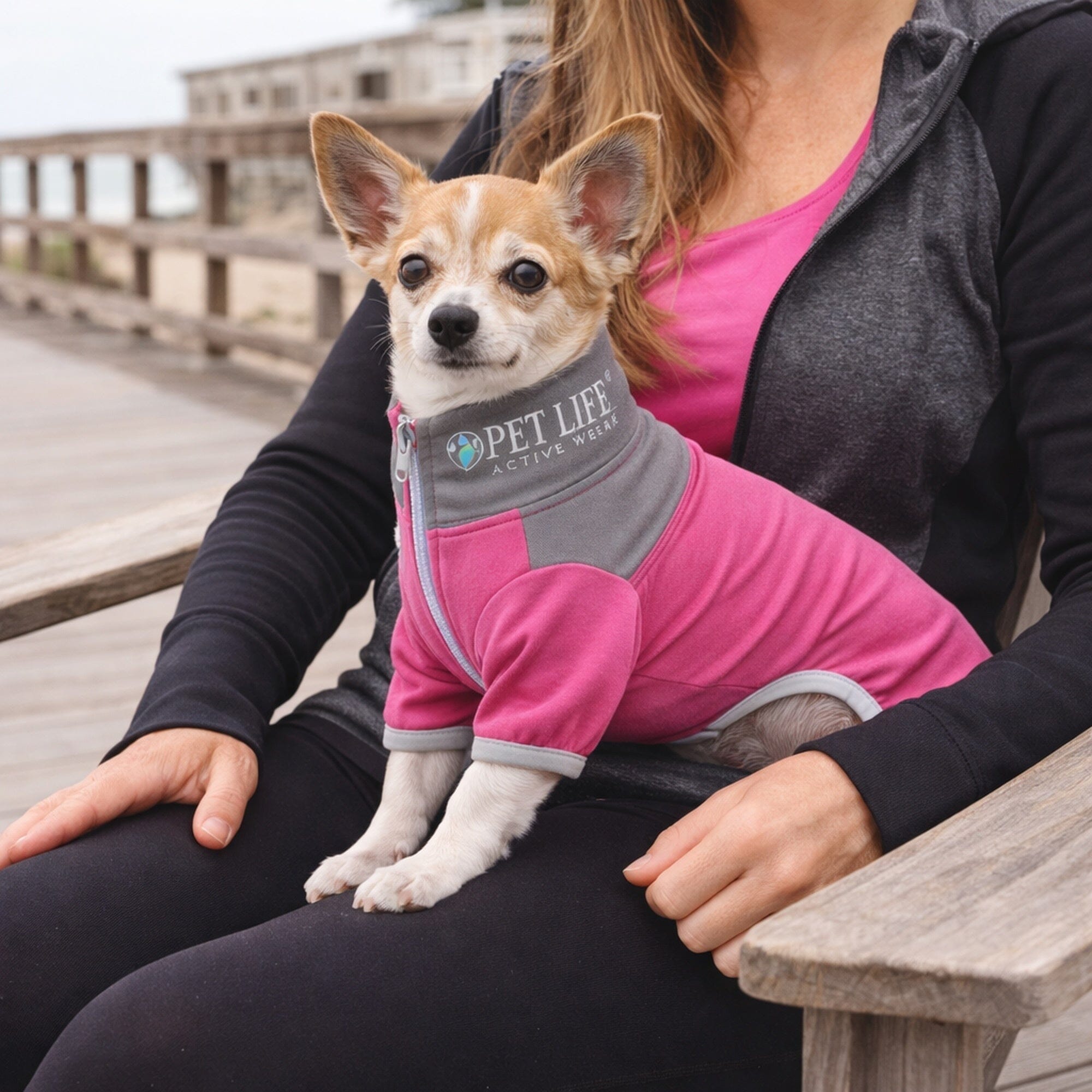 Pet Life Active Embarker 4-Way Stretch Fitness Yoga Full Body Dog Tracksuit | HT Animal Supply
