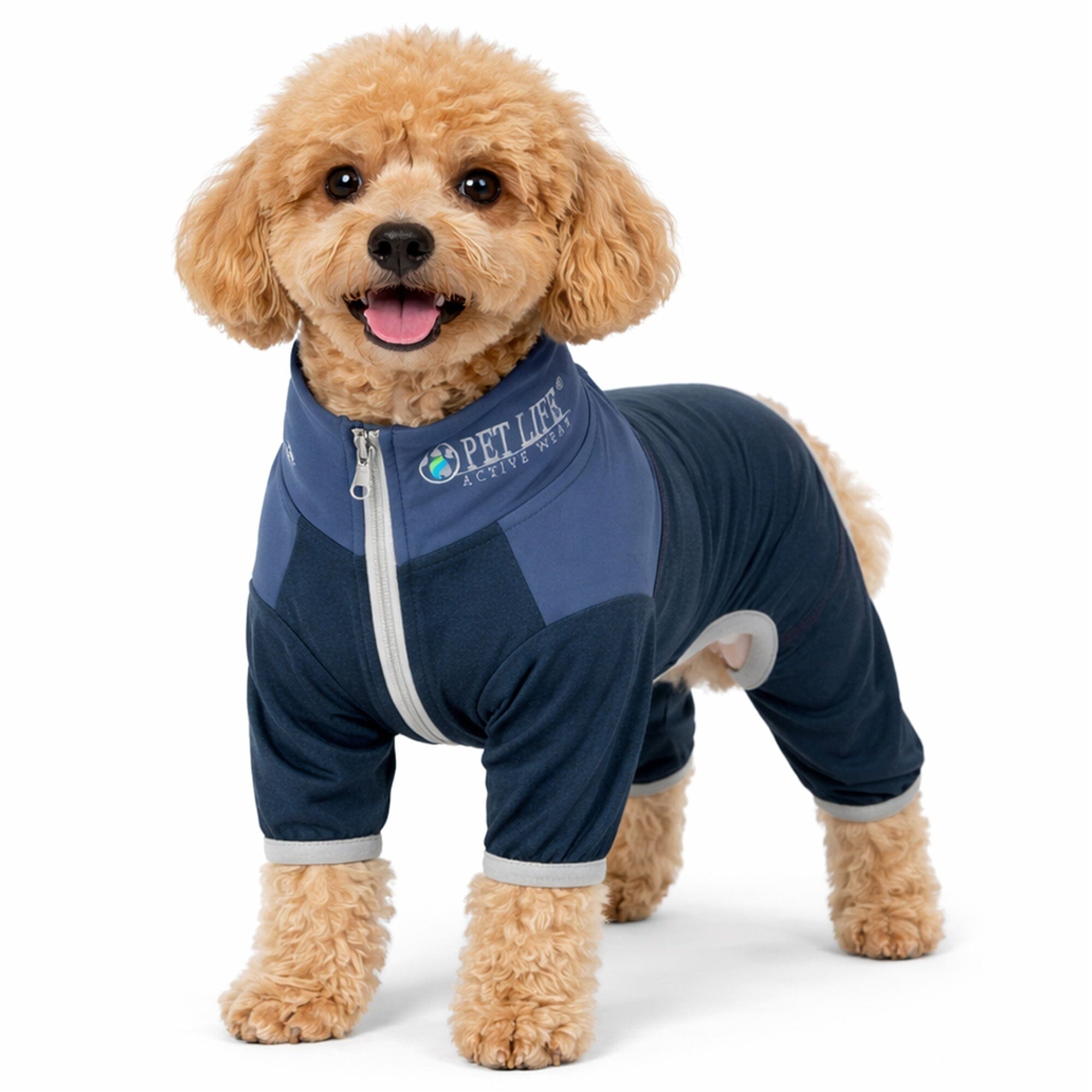 Pet Life Active Embarker 4-Way Stretch Fitness Yoga Full Body Dog Tracksuit | HT Animal Supply