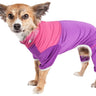 Pet Life ®  Active Embarker 4-Way Stretch Fitness Yoga Full Body Dog Tracksuit