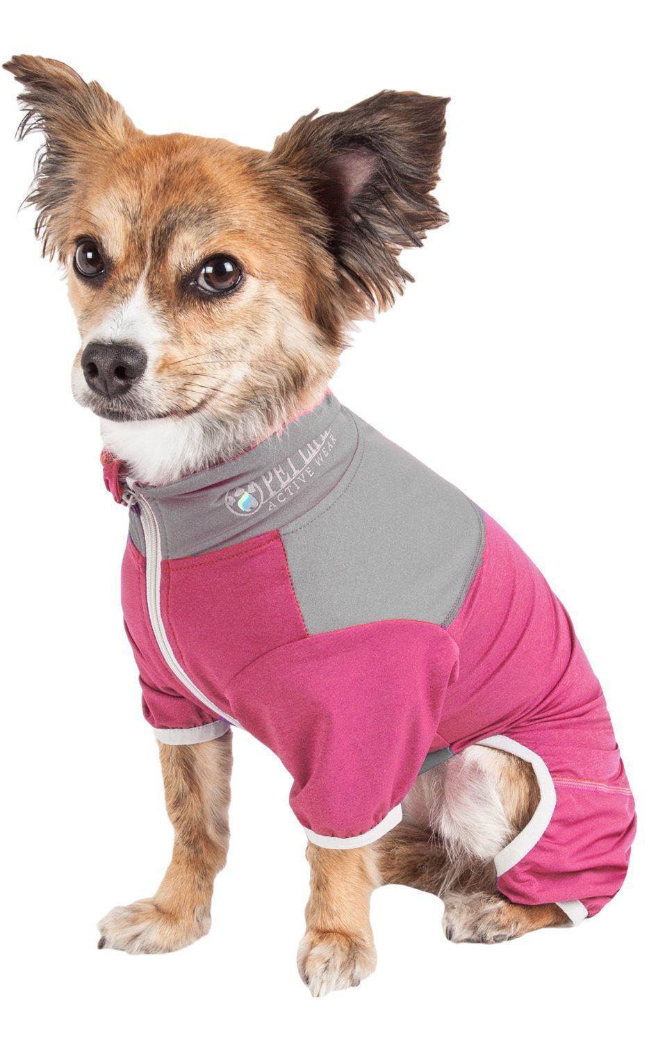 Pet Life Active Embarker 4-Way Stretch Fitness Yoga Full Body Dog Tracksuit