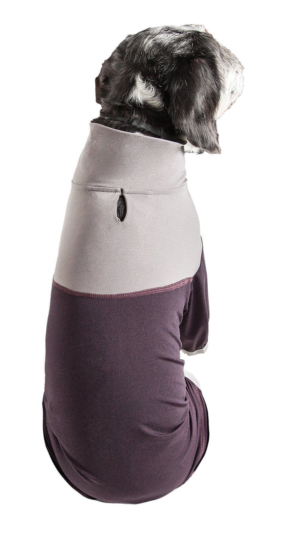 Pet Life Active Embarker 4-Way Stretch Fitness Yoga Full Body Dog Tracksuit
